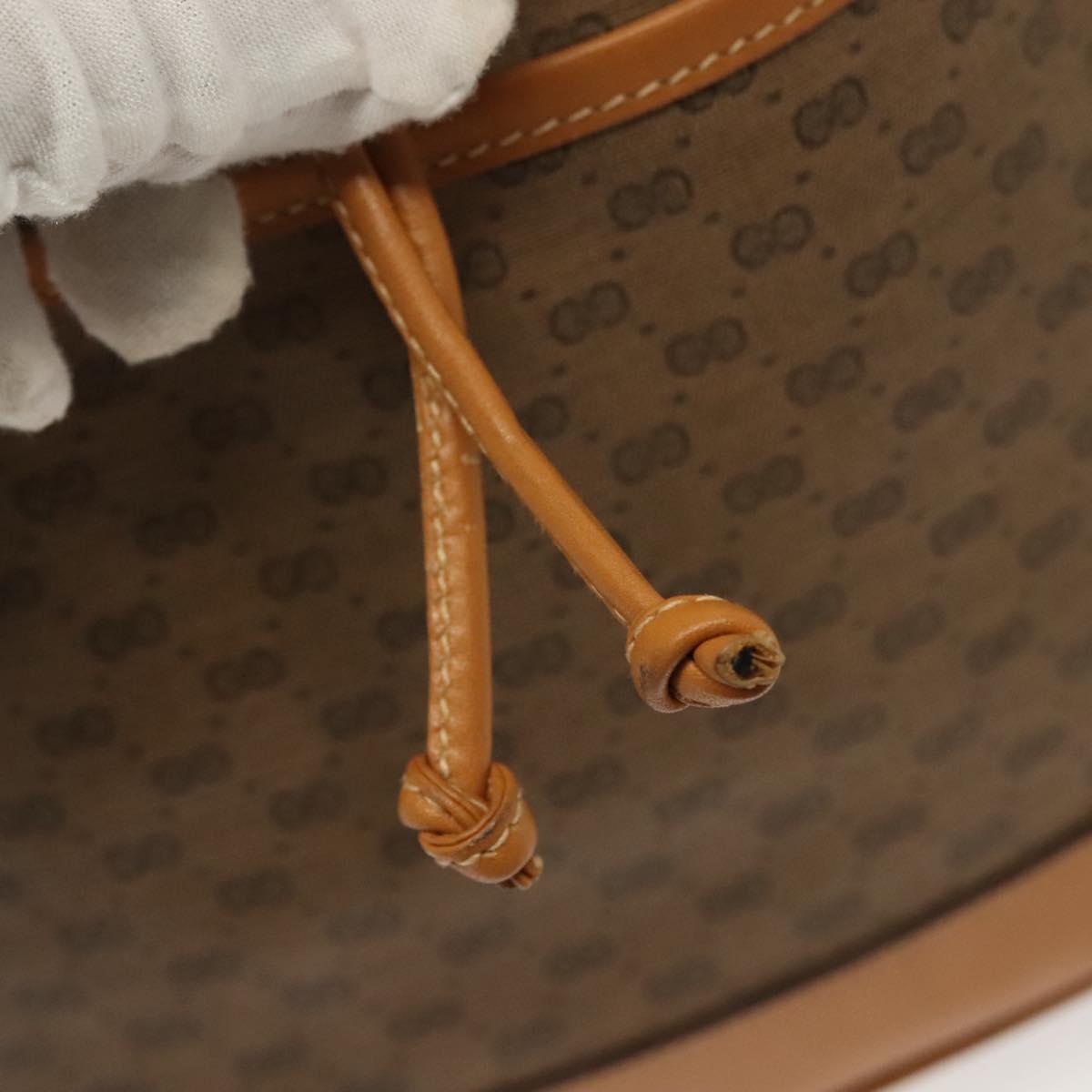 GUCCI Micro GG Supreme Shoulder Bag PVC Beige Gold 001 165 0937 Auth 139853