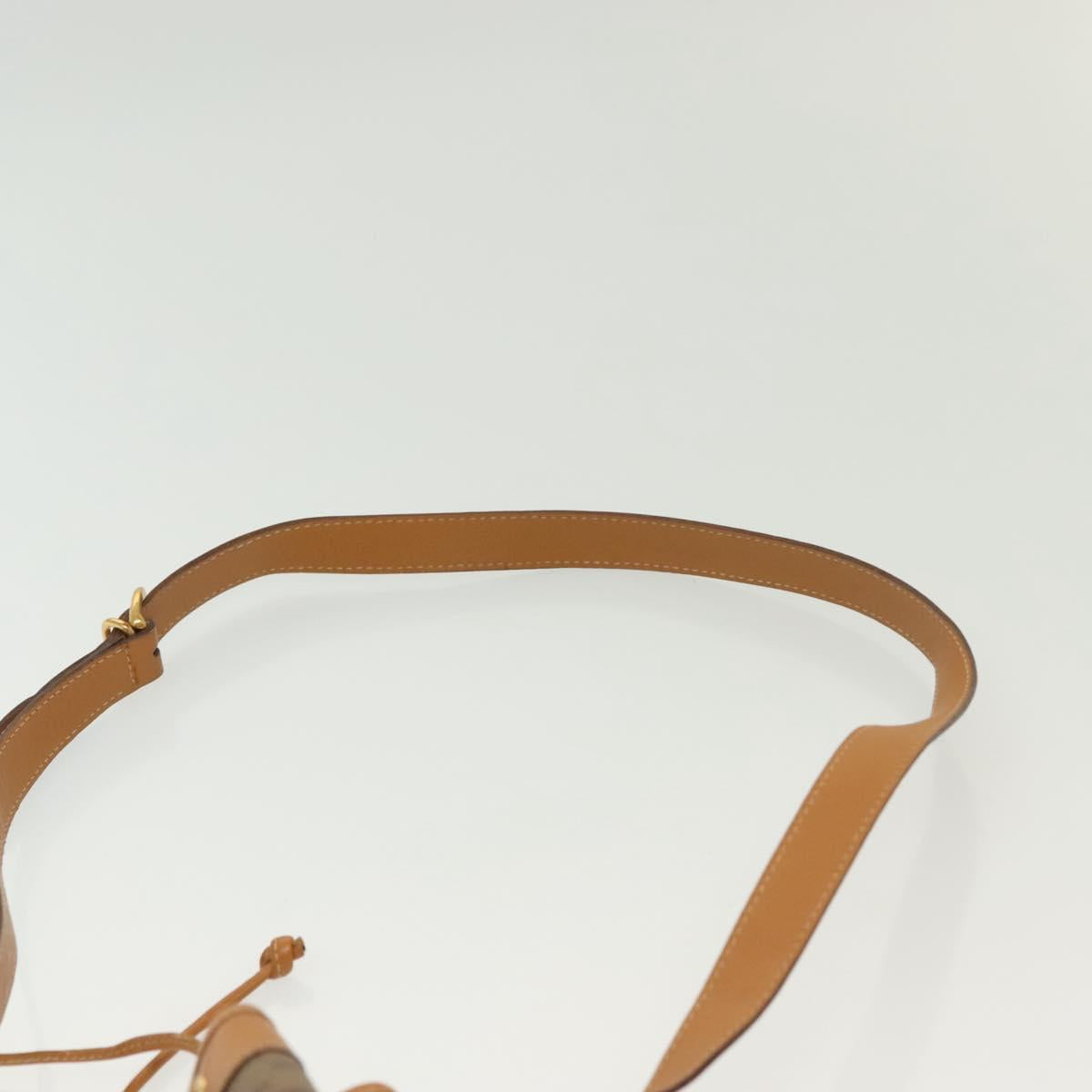 GUCCI Micro GG Supreme Shoulder Bag PVC Beige Gold 001 165 0937 Auth 139853