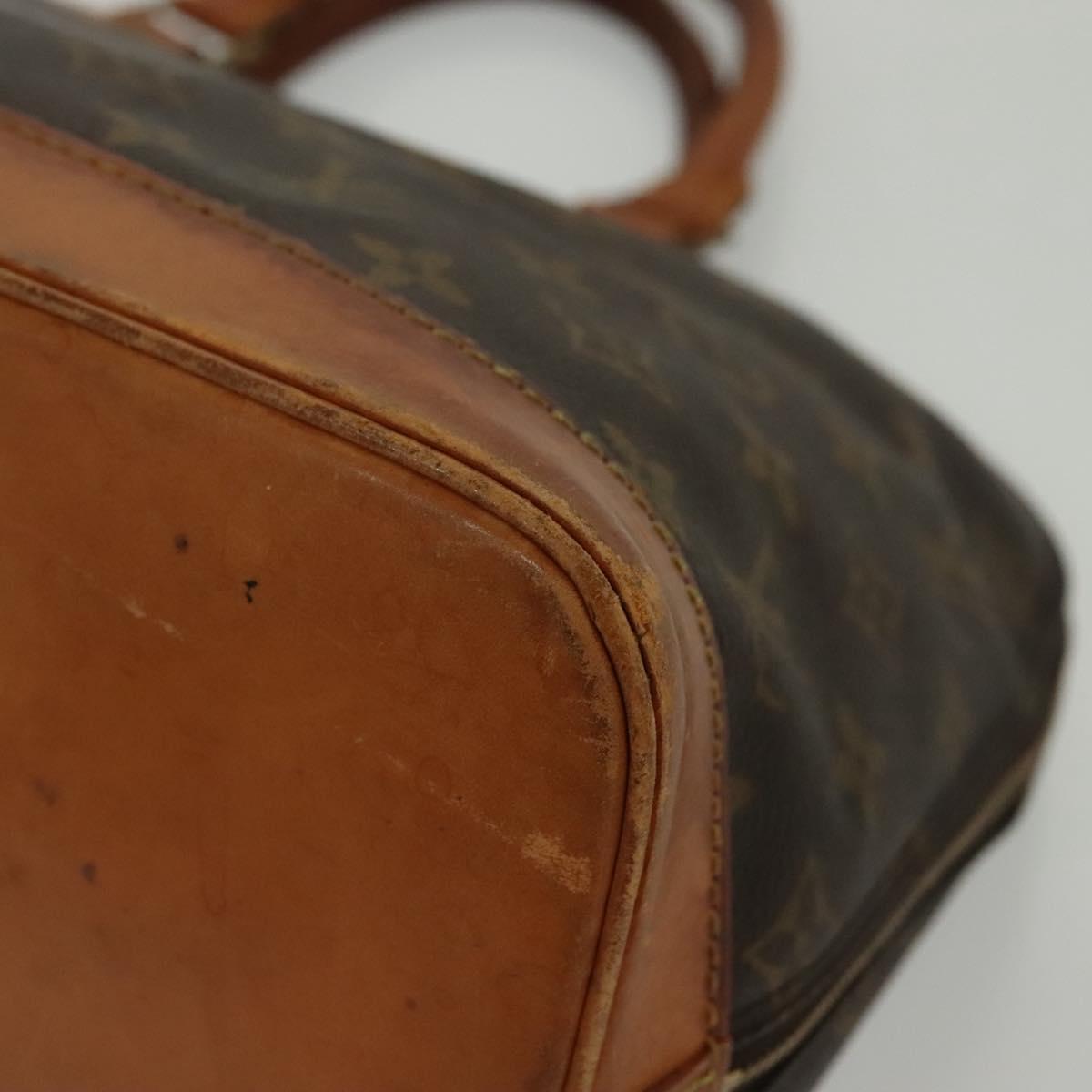 LOUIS VUITTON Monogram Alma Hand Bag M51130 LV Auth 139859