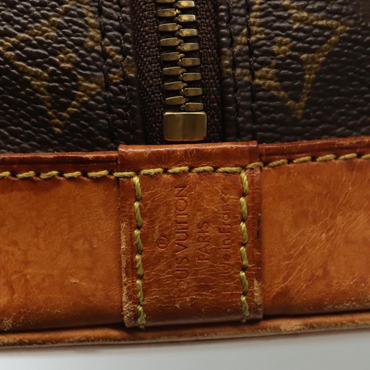 LOUIS VUITTON Monogram Alma Hand Bag M51130 LV Auth 139859