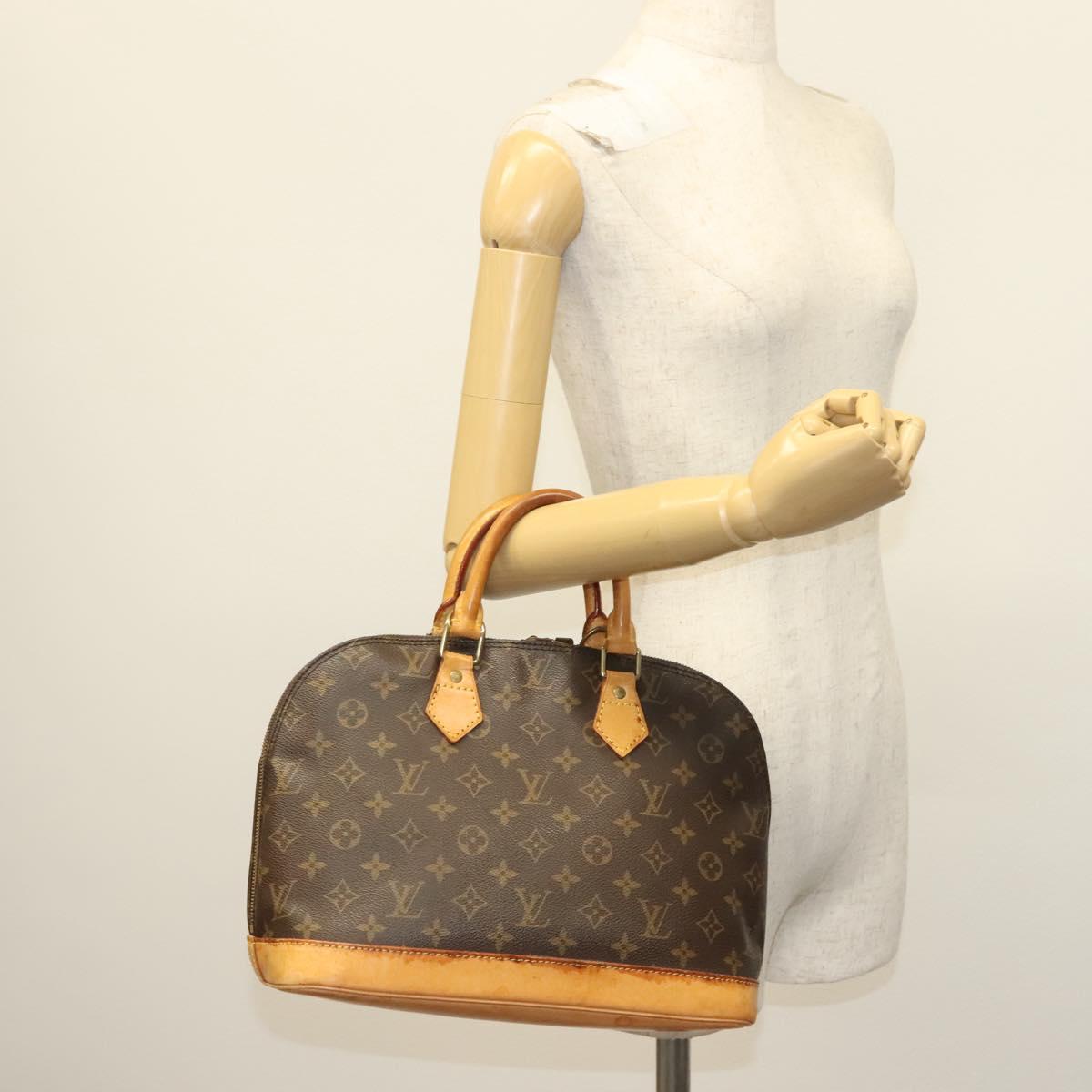 LOUIS VUITTON Monogram Alma Hand Bag M51130 LV Auth 139860