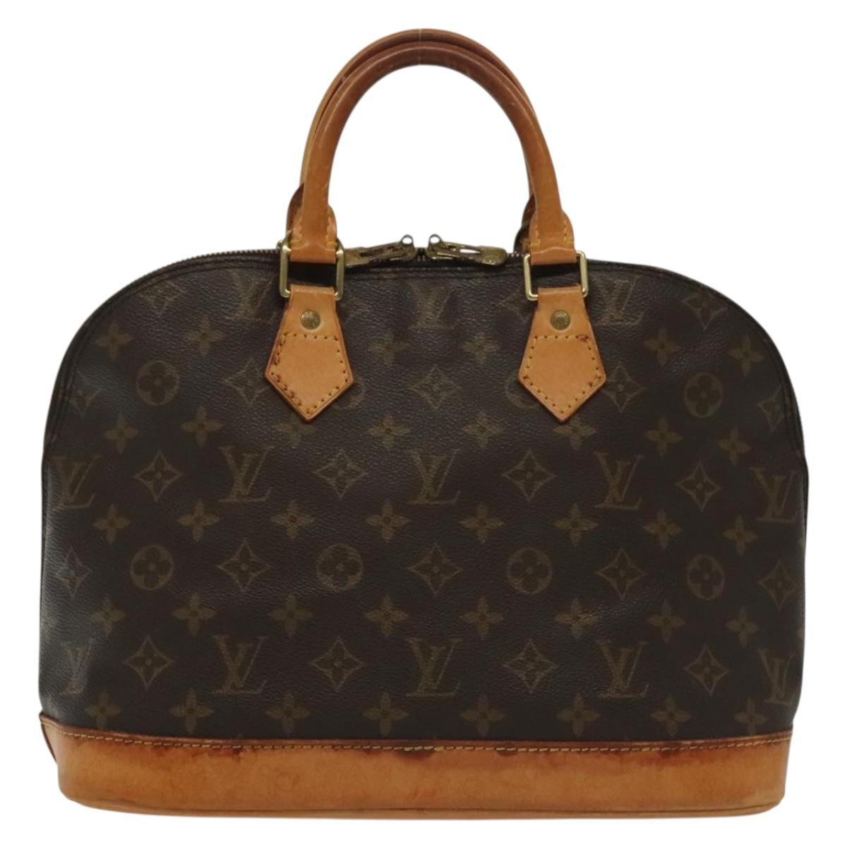 LOUIS VUITTON Monogram Alma Hand Bag M51130 LV Auth 139860