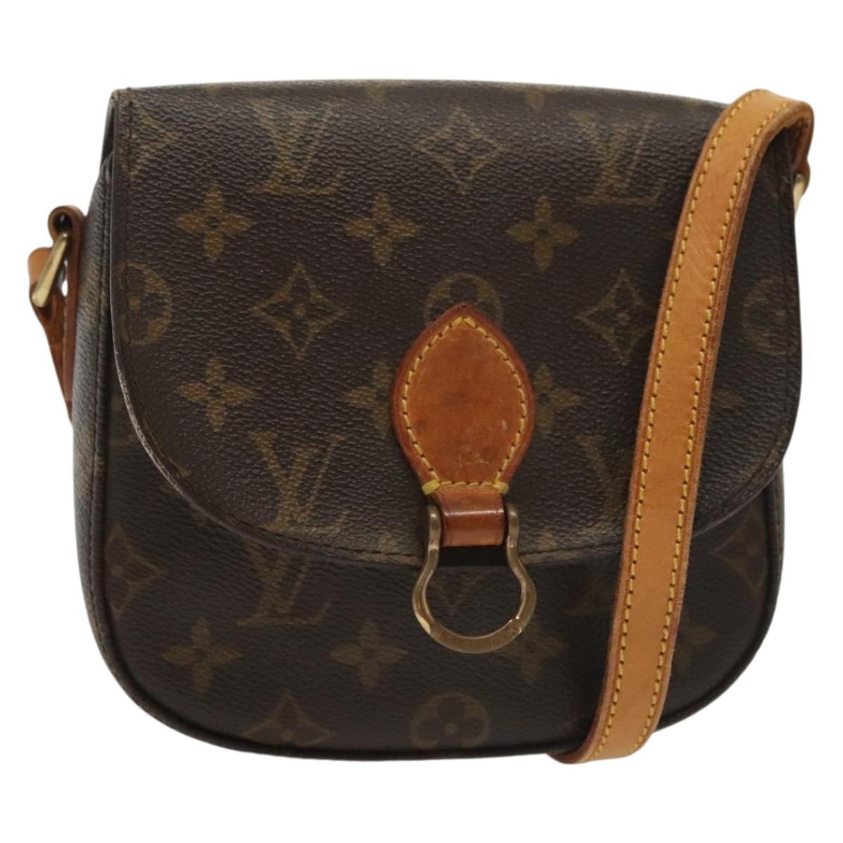 LOUIS VUITTON Monogram Saint Cloud PM Shoulder Bag M51244 LV Auth 139867