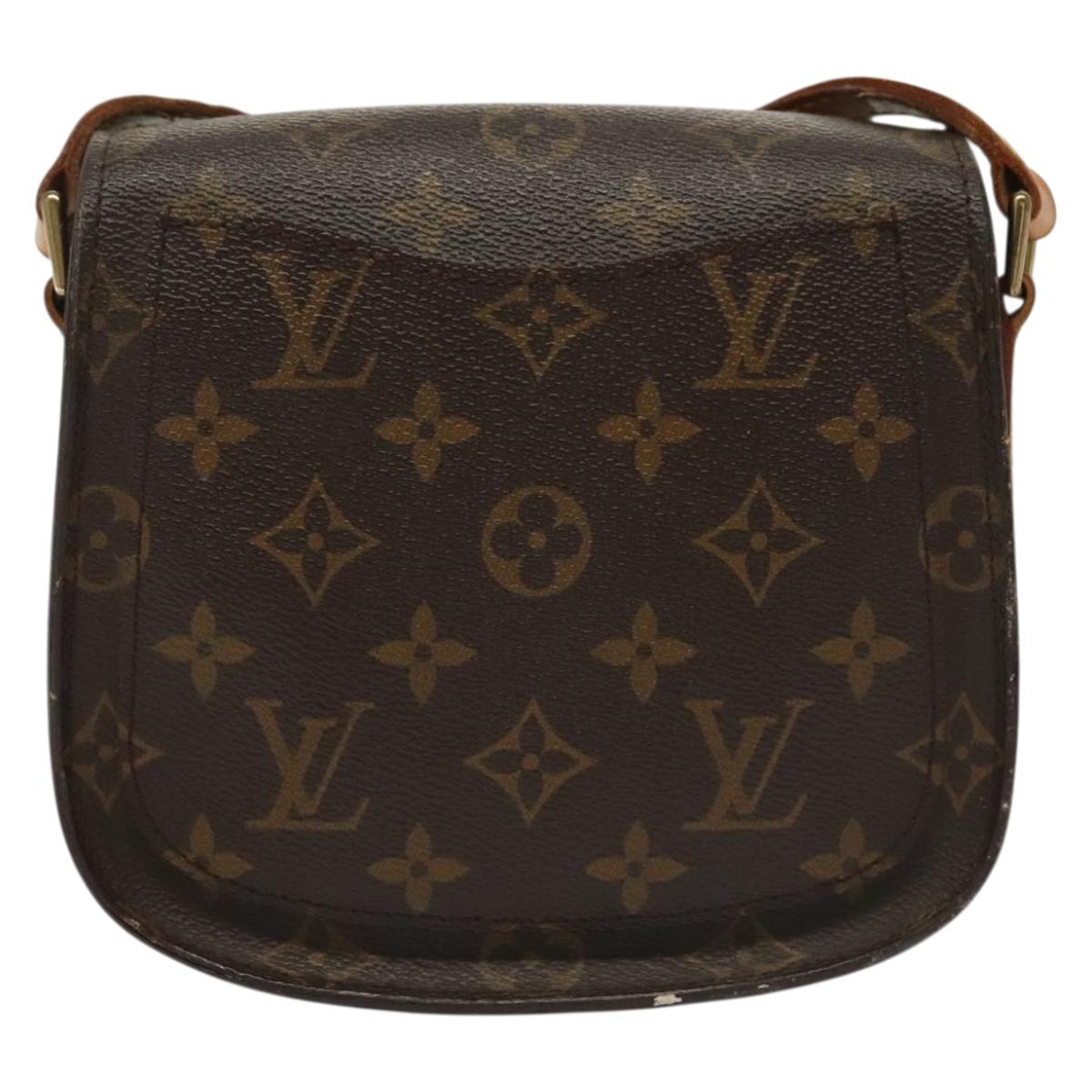 LOUIS VUITTON Monogram Saint Cloud PM Shoulder Bag M51244 LV Auth 139867
