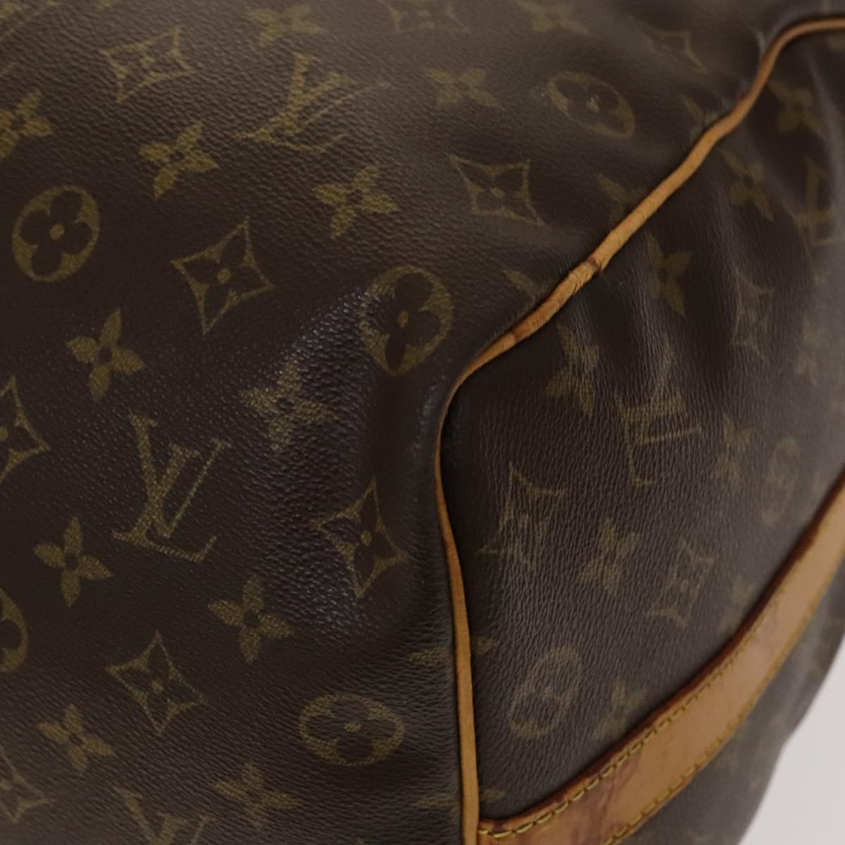 LOUIS VUITTON Monogram Keepall Bandouliere 50 Hand Bag M41416 LV Auth 139878
