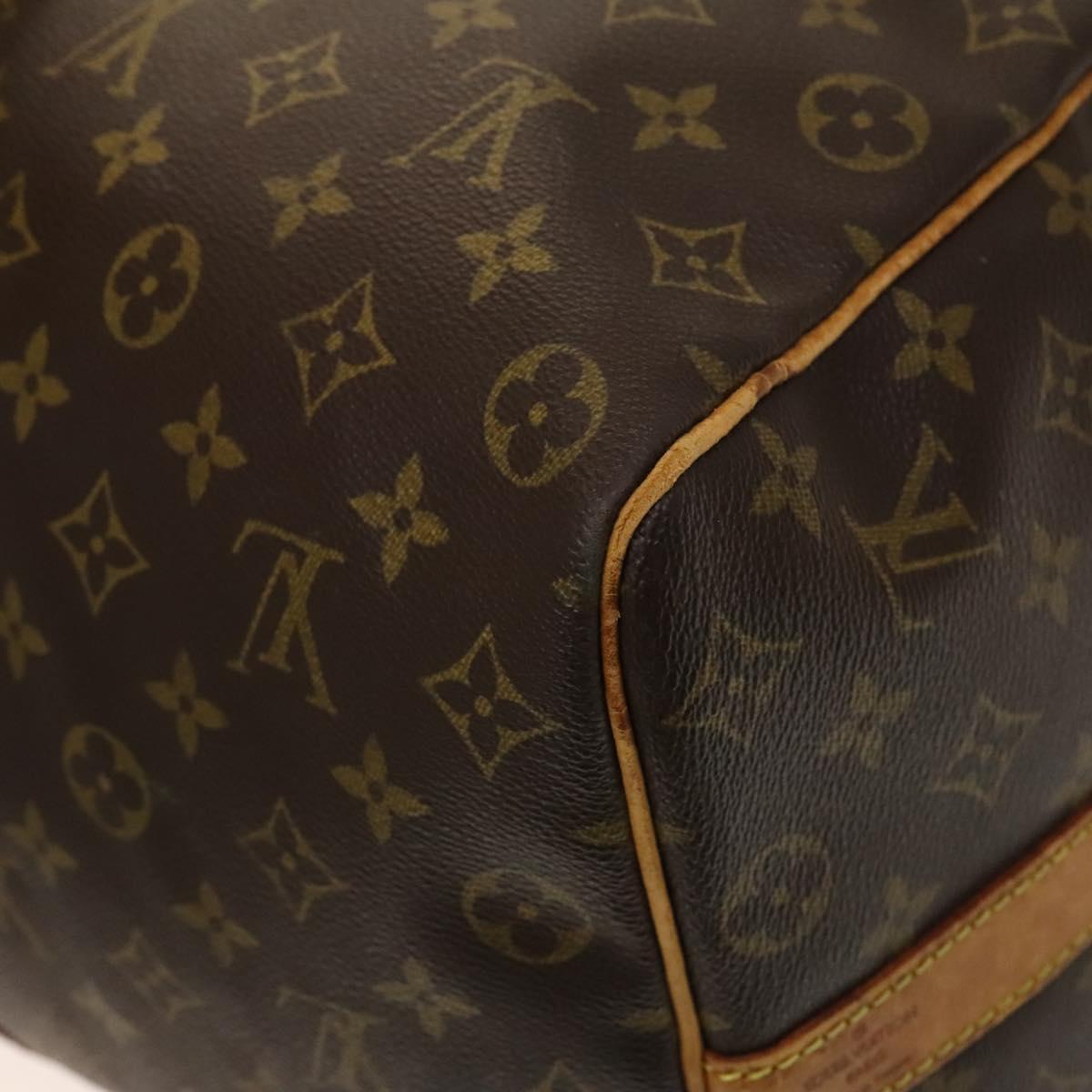 LOUIS VUITTON Monogram Keepall Bandouliere 50 Hand Bag M41416 LV Auth 139878