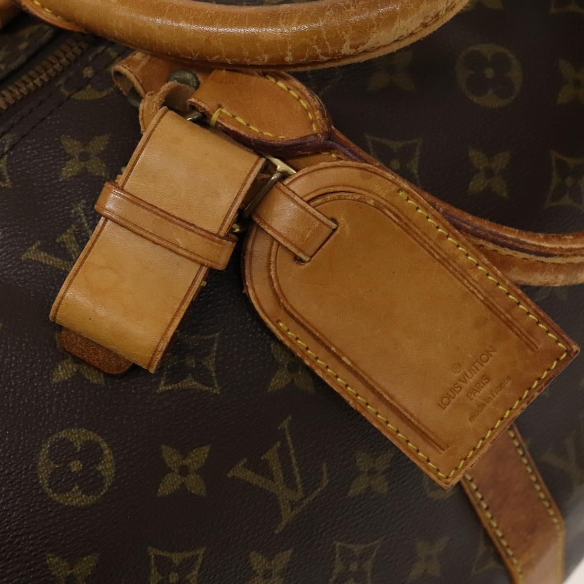 LOUIS VUITTON Monogram Keepall Bandouliere 50 Hand Bag M41416 LV Auth 139878
