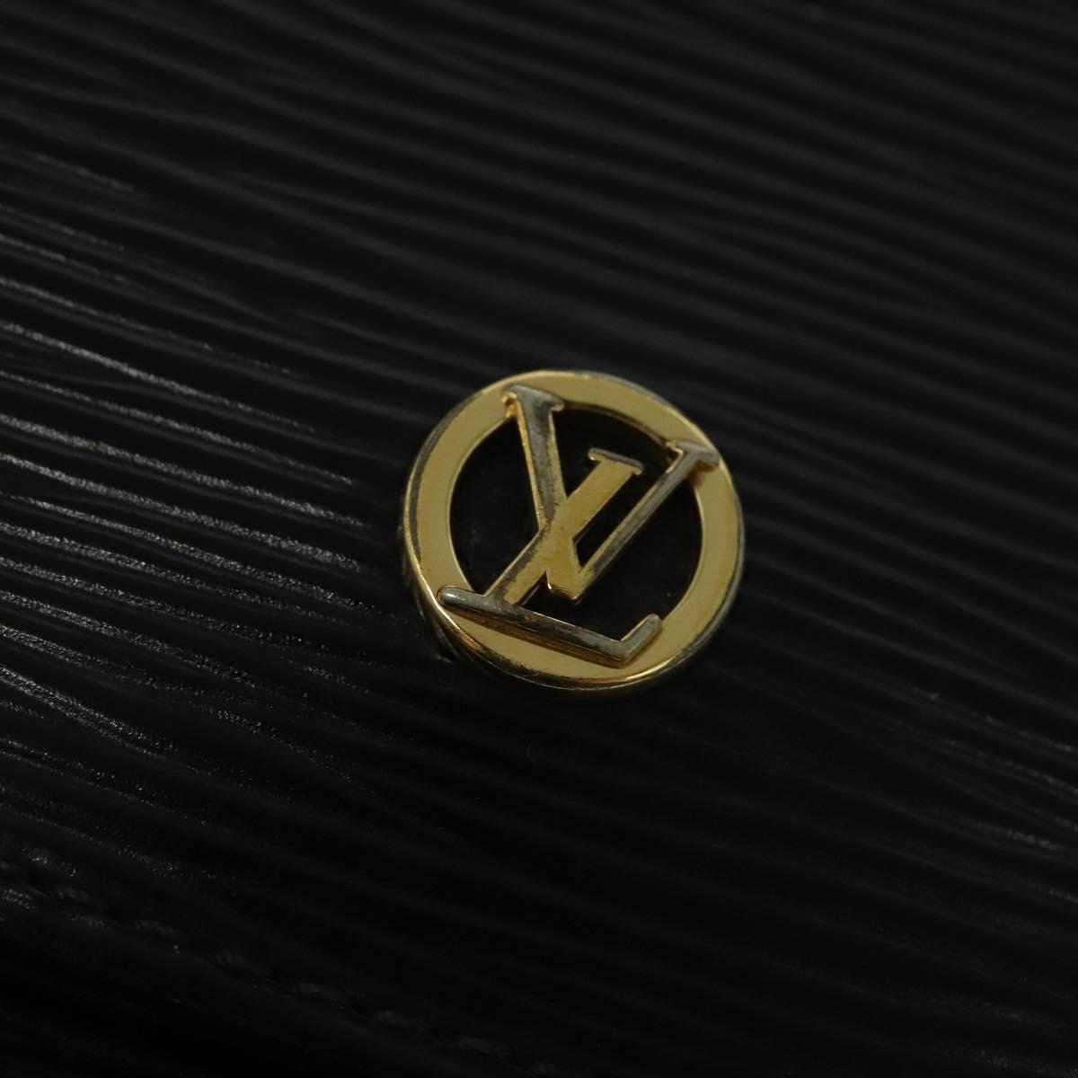 LOUIS VUITTON Epi Grenel Shoulder Bag Black M52362 LV Auth 139883