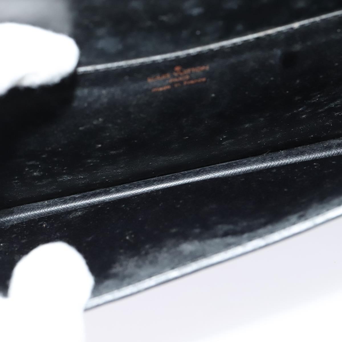 LOUIS VUITTON Epi Grenel Shoulder Bag Black M52362 LV Auth 139883