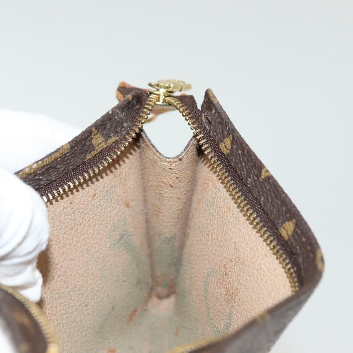 LOUIS VUITTON Monogram Bucket PM Accessory Pouch LV Auth 139885