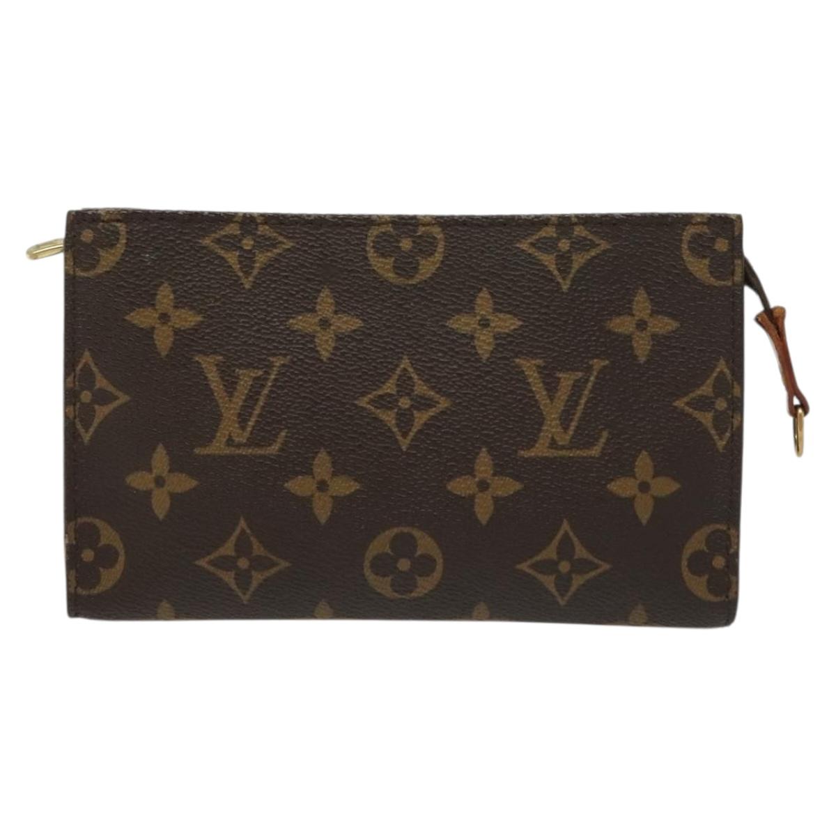 LOUIS VUITTON Monogram Bucket PM Accessory Pouch LV Auth 139885