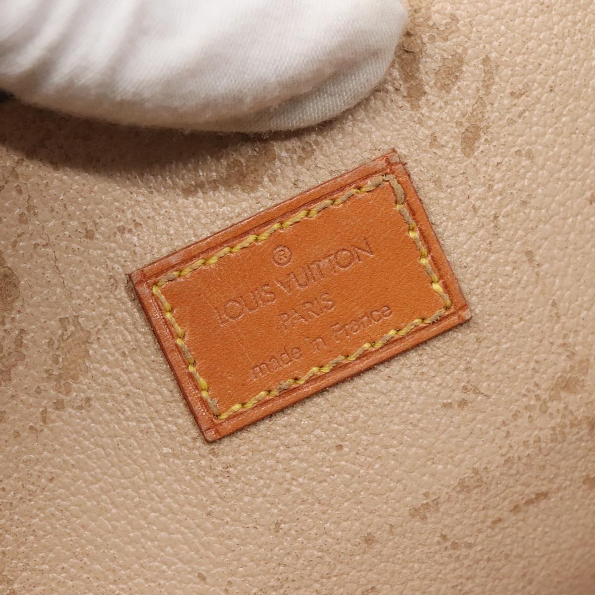 LOUIS VUITTON Monogram Sac Plat Hand Bag M51140 LV Auth 139896