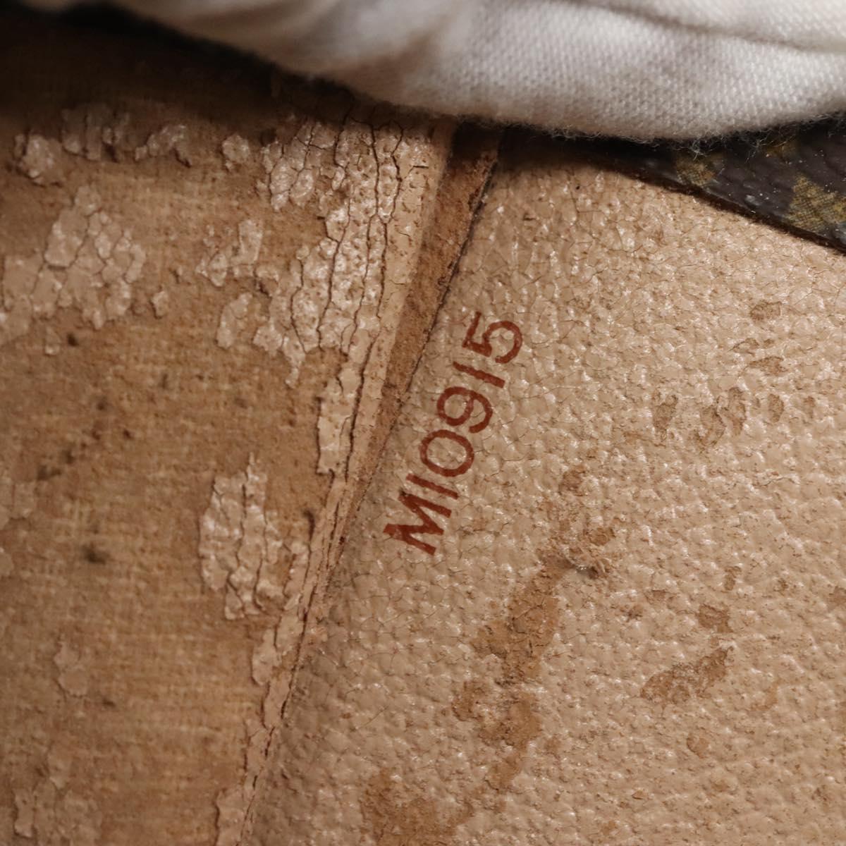 LOUIS VUITTON Monogram Sac Plat Hand Bag M51140 LV Auth 139896