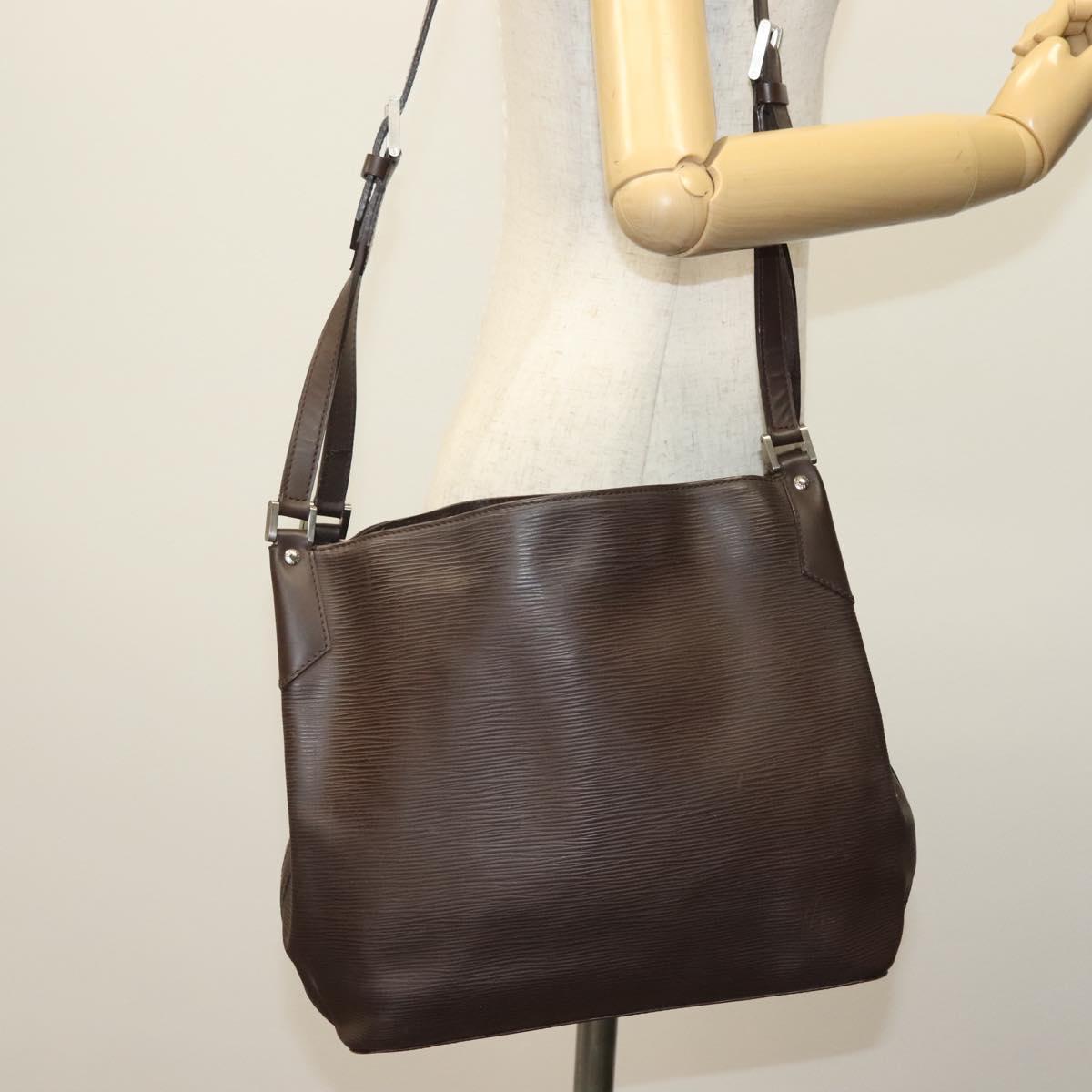 LOUIS VUITTON Epi Mandala MM Shoulder Bag Mocha M5889D LV Auth 139912