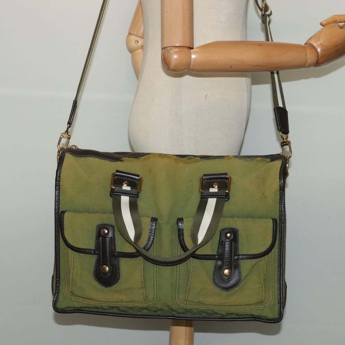 LOUIS VUITTON Monogram Mini Sac Marie Kate 48H Bag TST Khaki M42342 Auth 139914