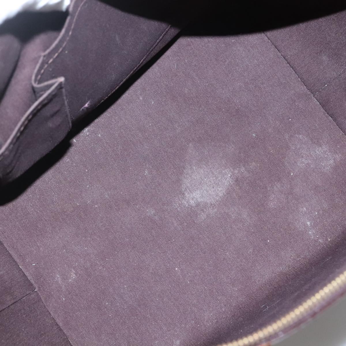 LOUIS VUITTON Monogram Vernis Bellevue GM Tote Bag Amarante M93589 Auth 139919