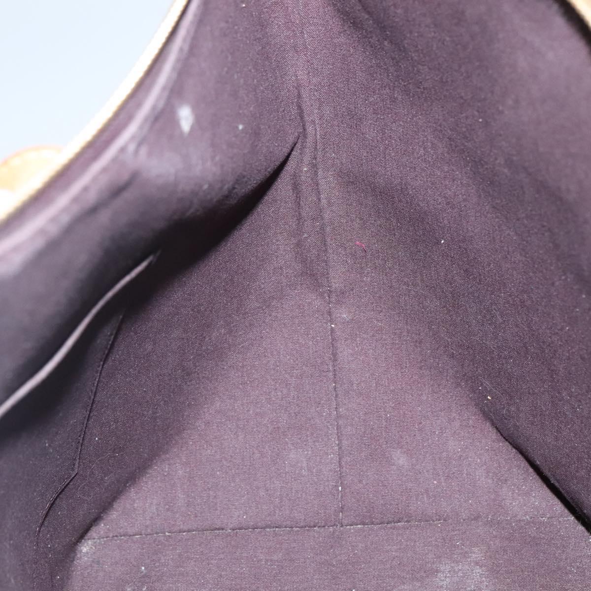 LOUIS VUITTON Monogram Vernis Bellevue GM Tote Bag Amarante M93589 Auth 139919