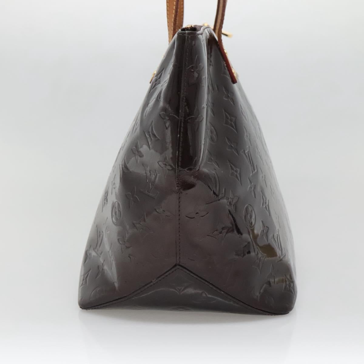 LOUIS VUITTON Monogram Vernis Bellevue GM Tote Bag Amarante M93589 Auth 139919