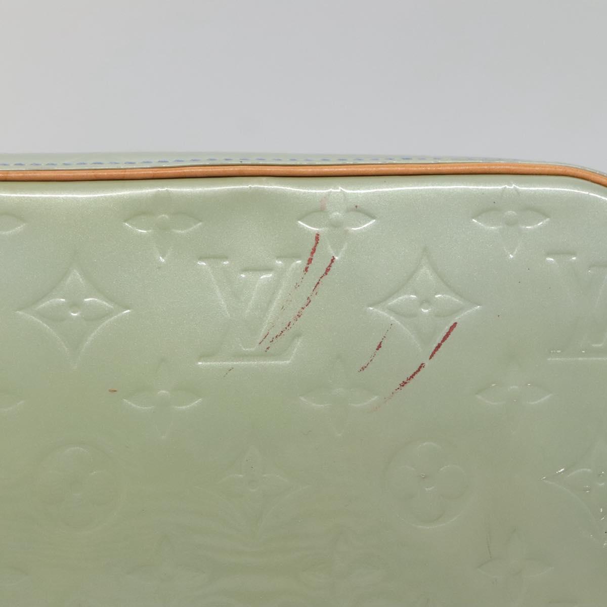 LOUIS VUITTON Monogram Vernis Houston Hand Bag Lavande M91218 LV Auth 139921