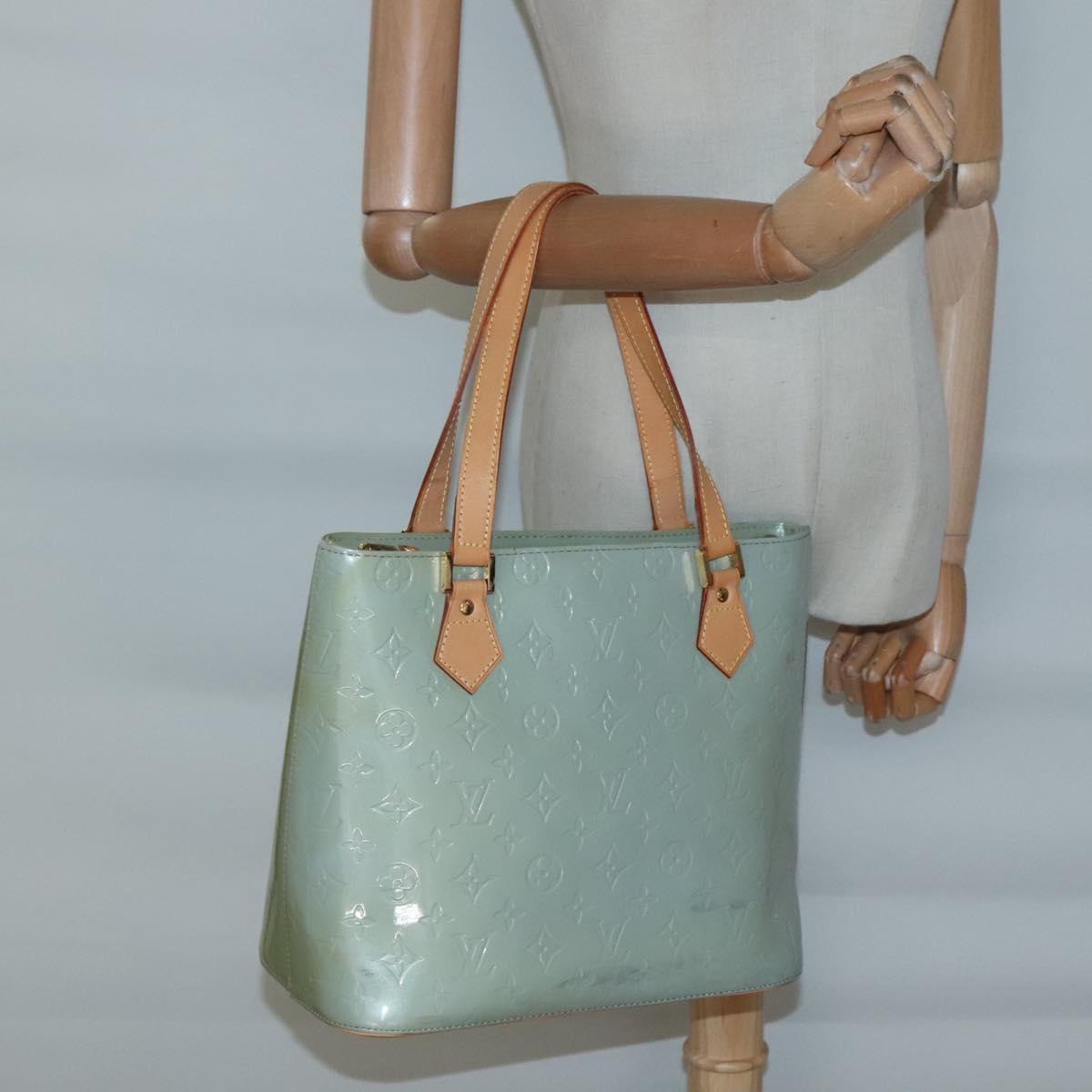 LOUIS VUITTON Monogram Vernis Houston Hand Bag Lavande M91218 LV Auth 139921