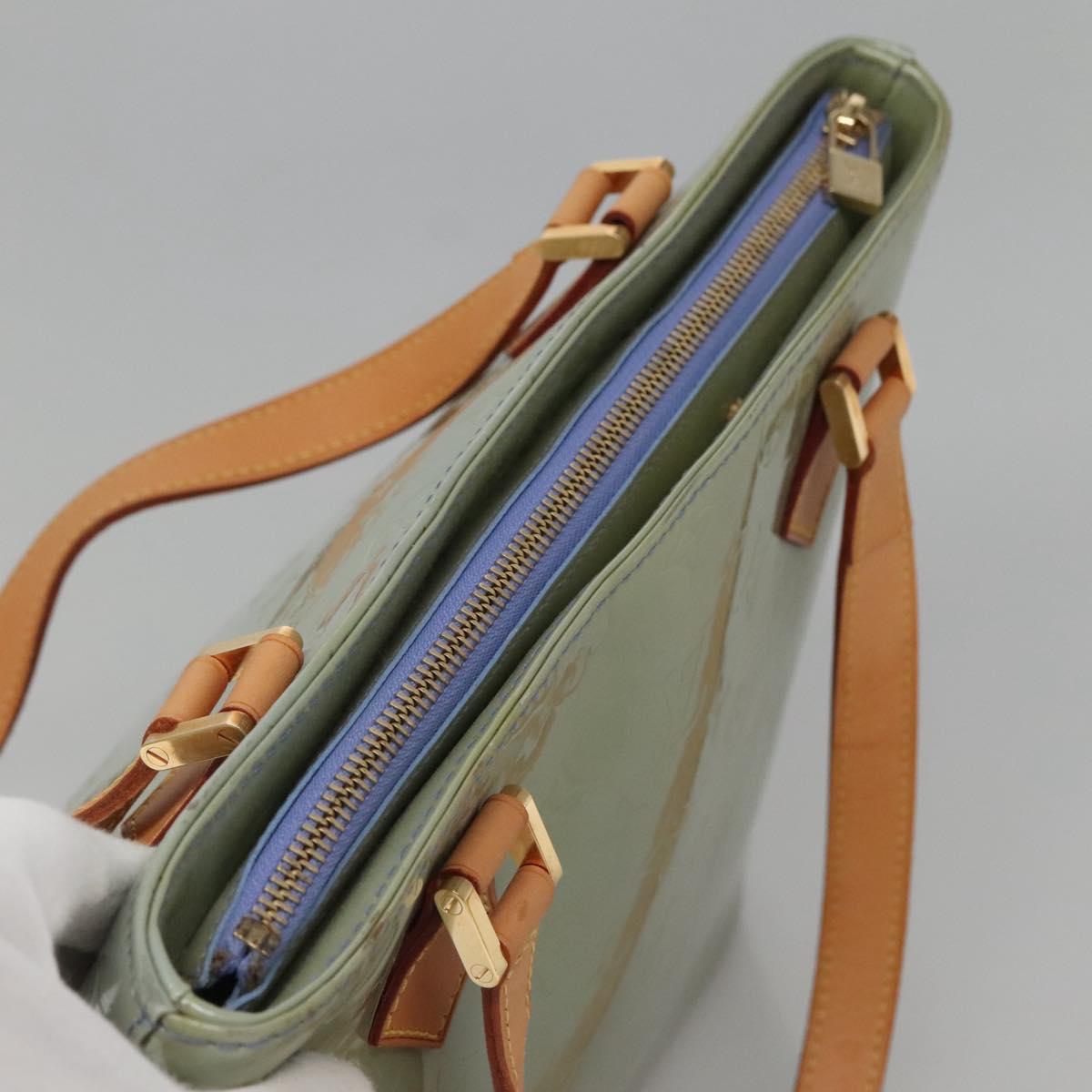 LOUIS VUITTON Monogram Vernis Houston Hand Bag Lavande M91218 LV Auth 139921