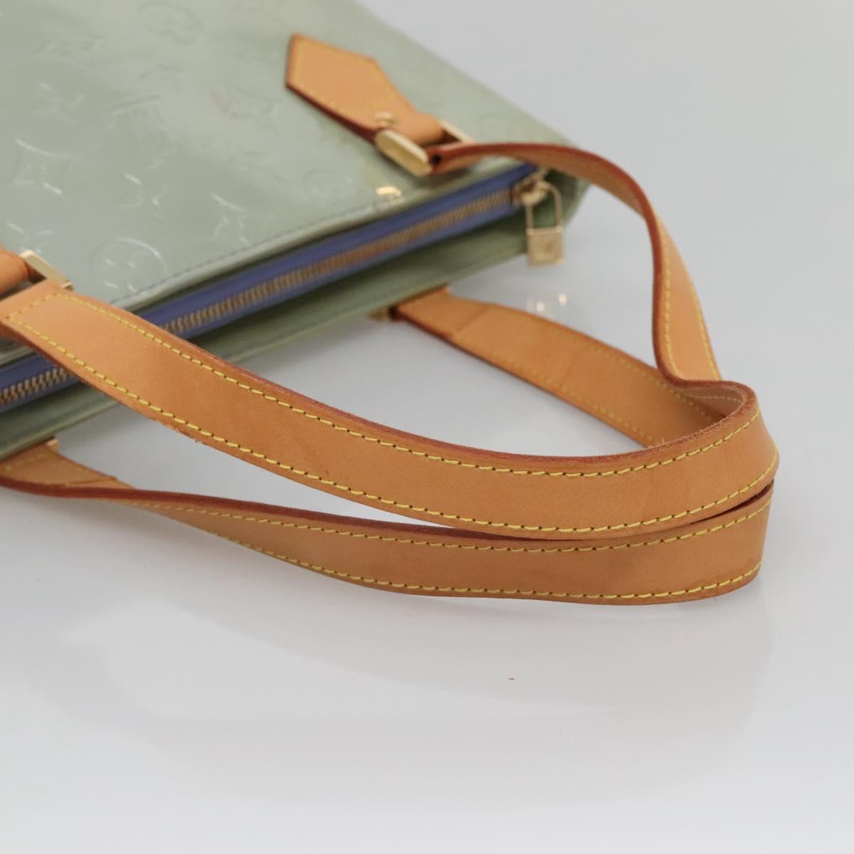 LOUIS VUITTON Monogram Vernis Houston Hand Bag Lavande M91218 LV Auth 139921