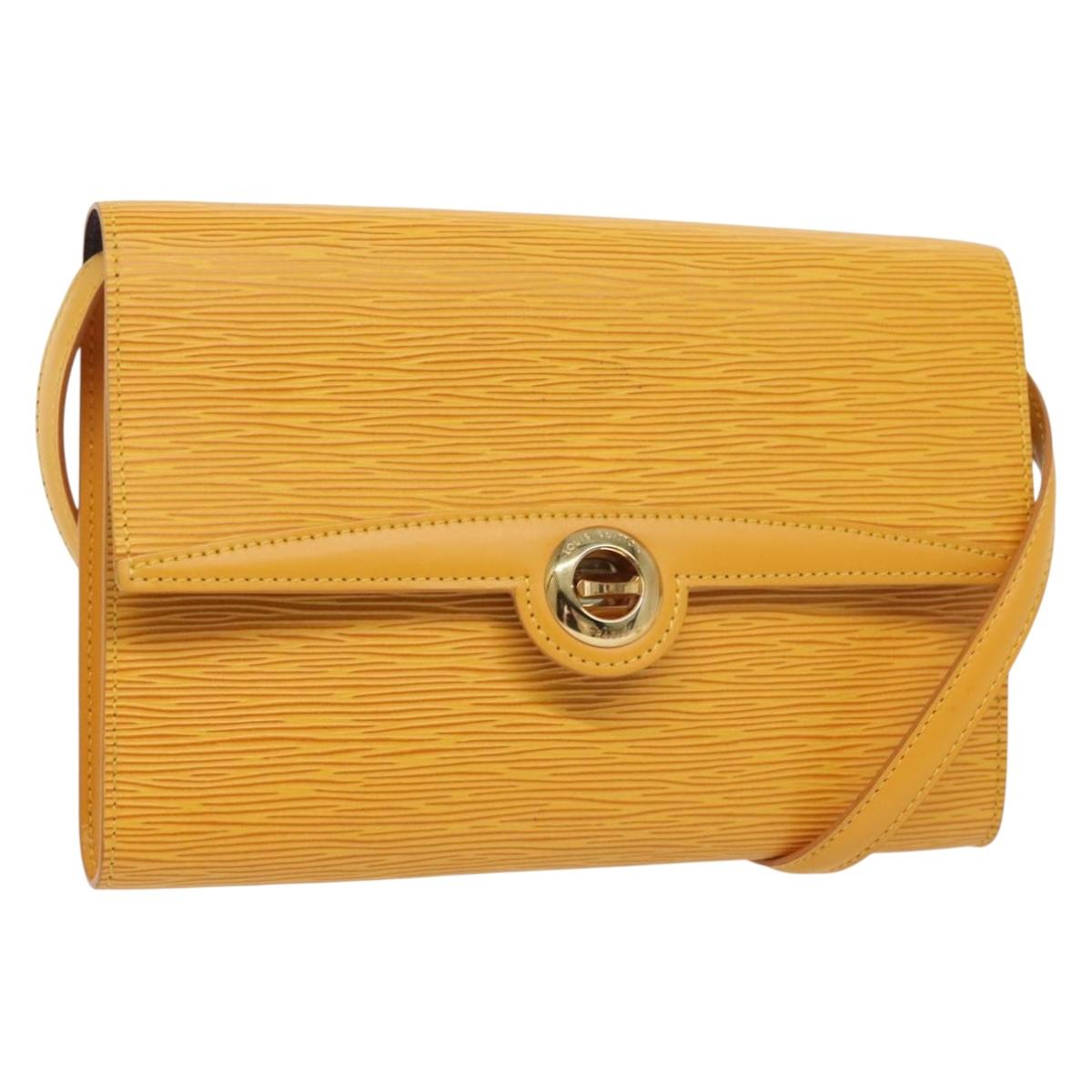 LOUIS VUITTON Epi Arsch Shoulder Bag Yellow M52579 LV Auth 139923
