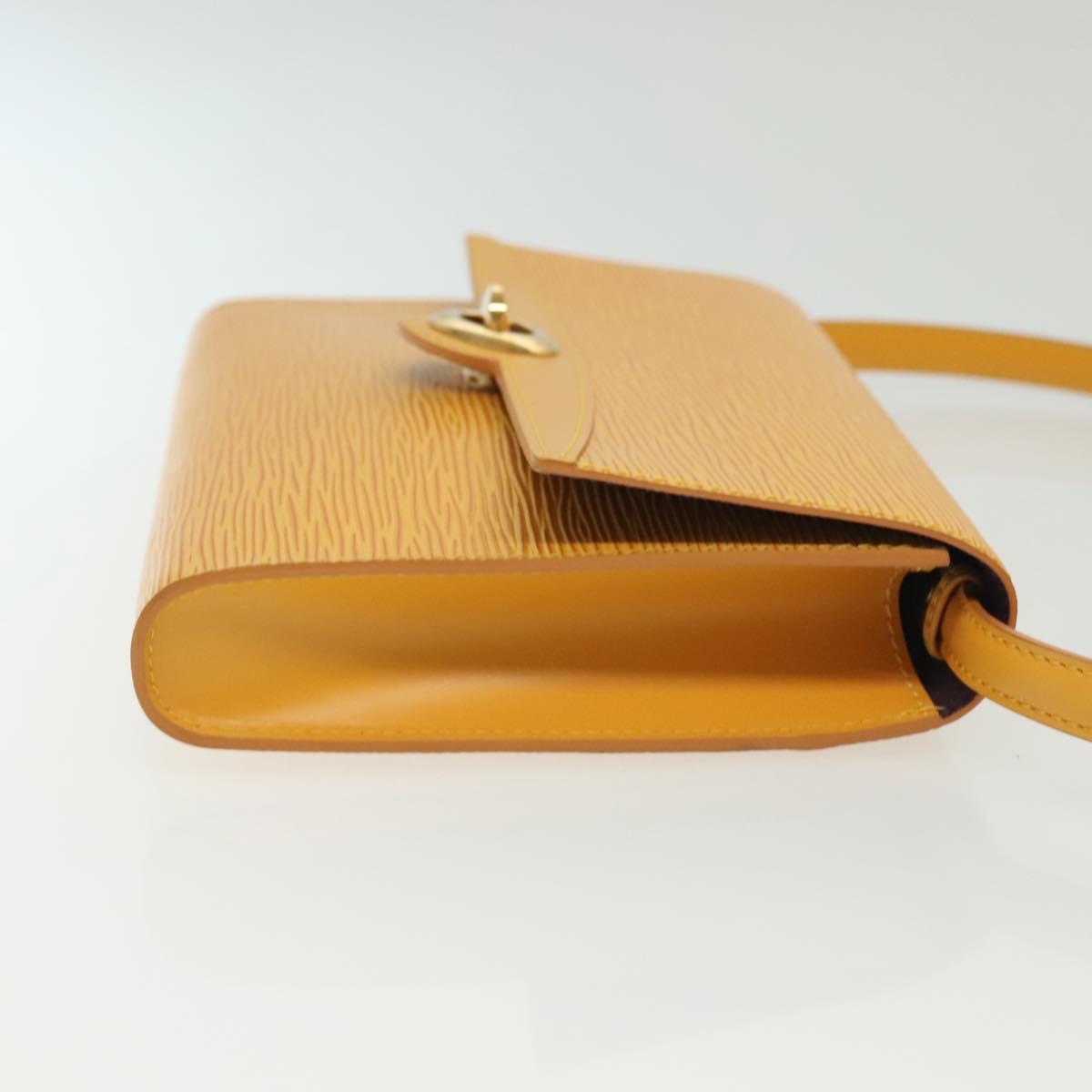 LOUIS VUITTON Epi Arsch Shoulder Bag Yellow M52579 LV Auth 139923