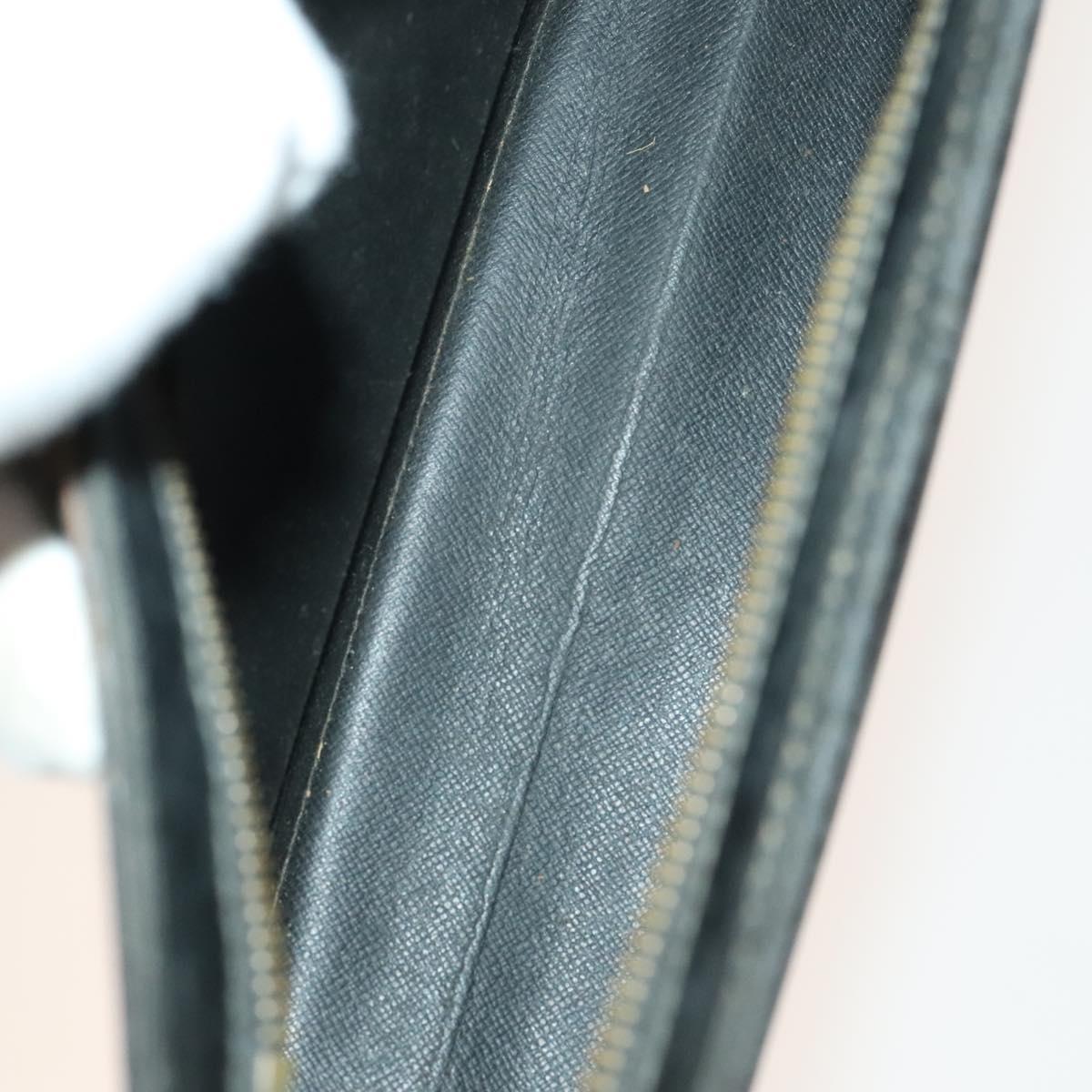 LOUIS VUITTON Epi Pochette Homme Clutch Bag 2Set Black Brown LV Auth 139924