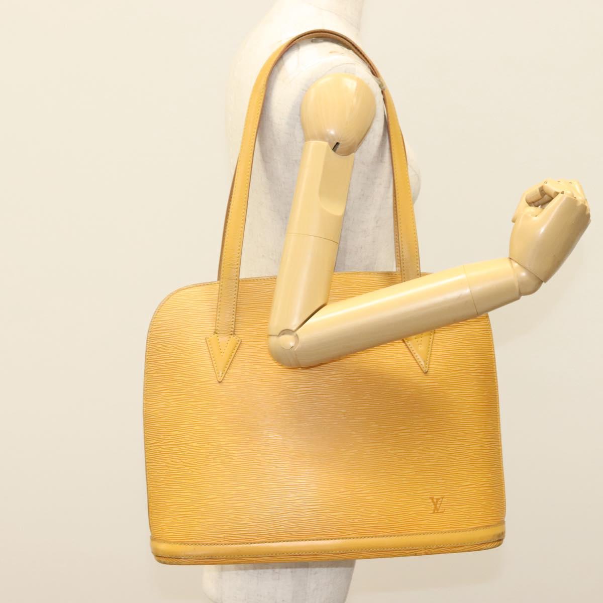 LOUIS VUITTON Epi Lussac Shoulder Bag Yellow M52289 LV Auth 139926