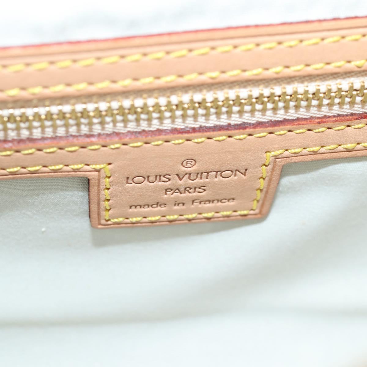 LOUIS VUITTON Monogram Mini Camille Chain Shoulder Bag Blue M92002 Auth 139930V