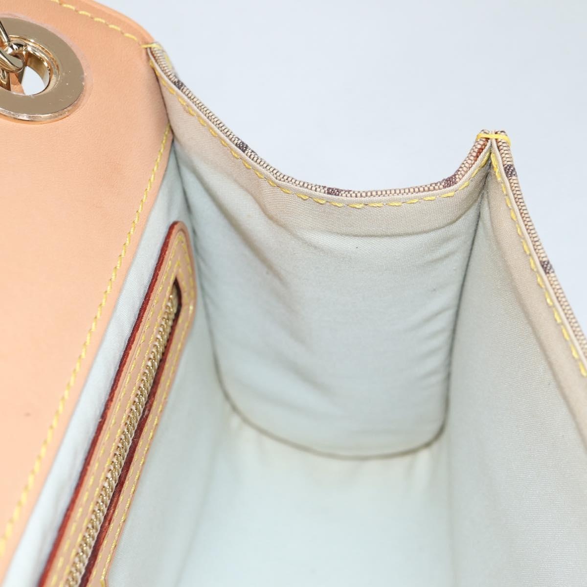 LOUIS VUITTON Monogram Mini Camille Chain Shoulder Bag Blue M92002 Auth 139930V