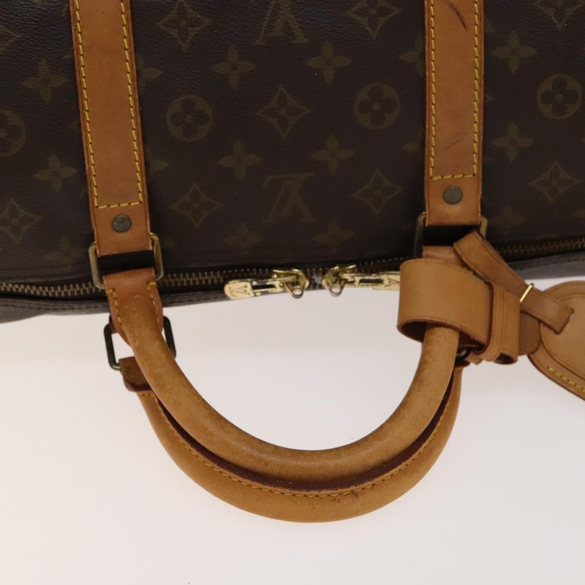LOUIS VUITTON Monogram Keepall 60 Boston Bag M41422 LV Auth 139955