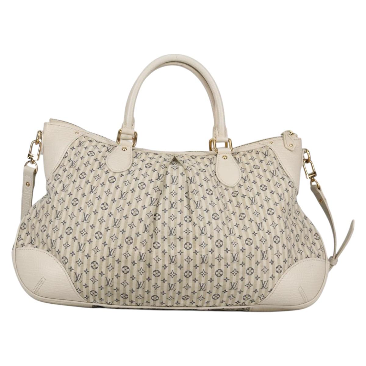 LOUIS VUITTON Monogram Mini Lin Croisette Marina GM Bag 2way M95492 Auth 139957