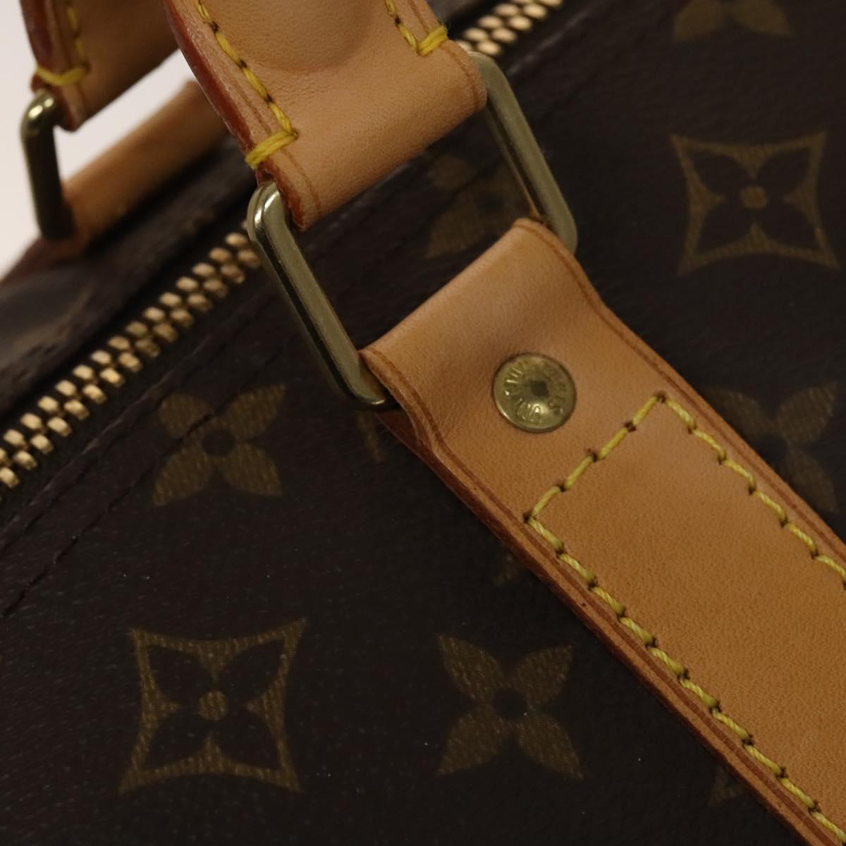 LOUIS VUITTON Monogram Keepall 60 Boston Bag M41422 LV Auth 139966V