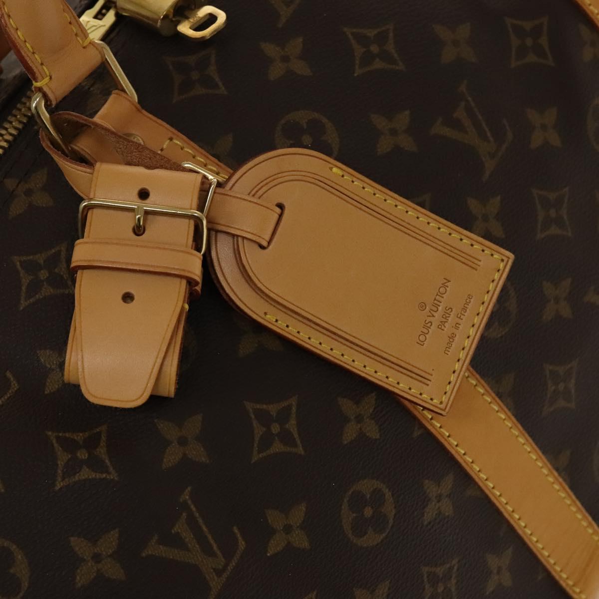 LOUIS VUITTON Monogram Keepall 60 Boston Bag M41422 LV Auth 139966V