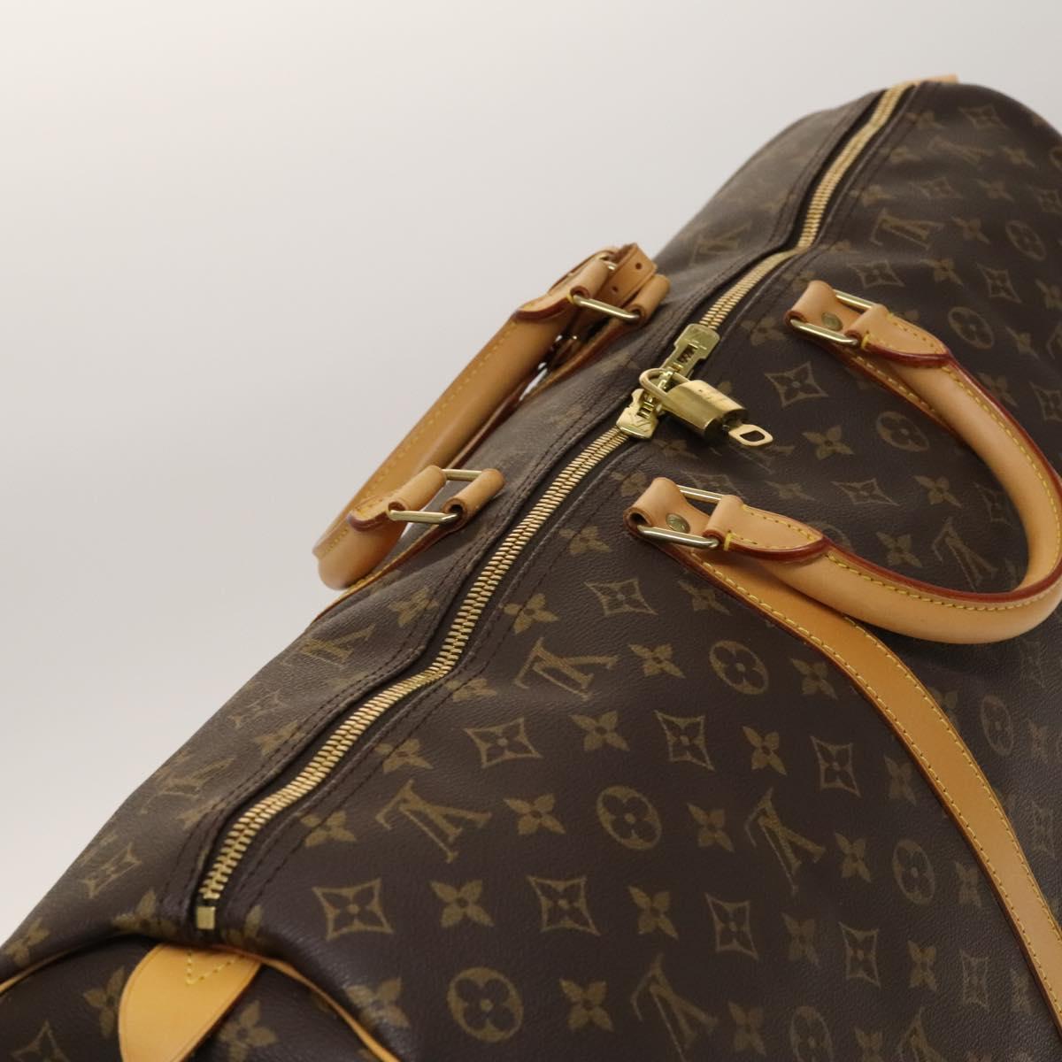 LOUIS VUITTON Monogram Keepall 60 Boston Bag M41422 LV Auth 139966V
