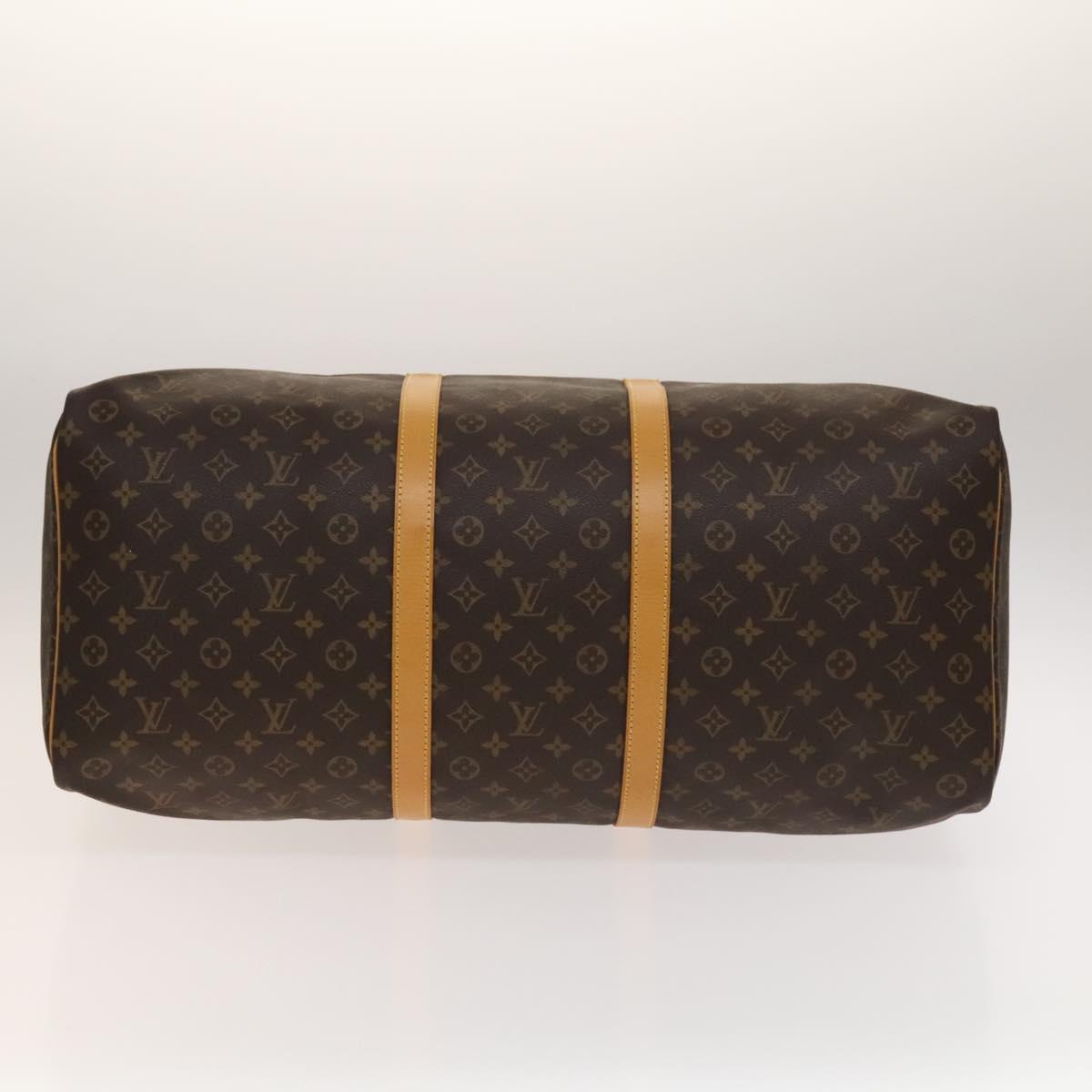 LOUIS VUITTON Monogram Keepall 60 Boston Bag M41422 LV Auth 139966V