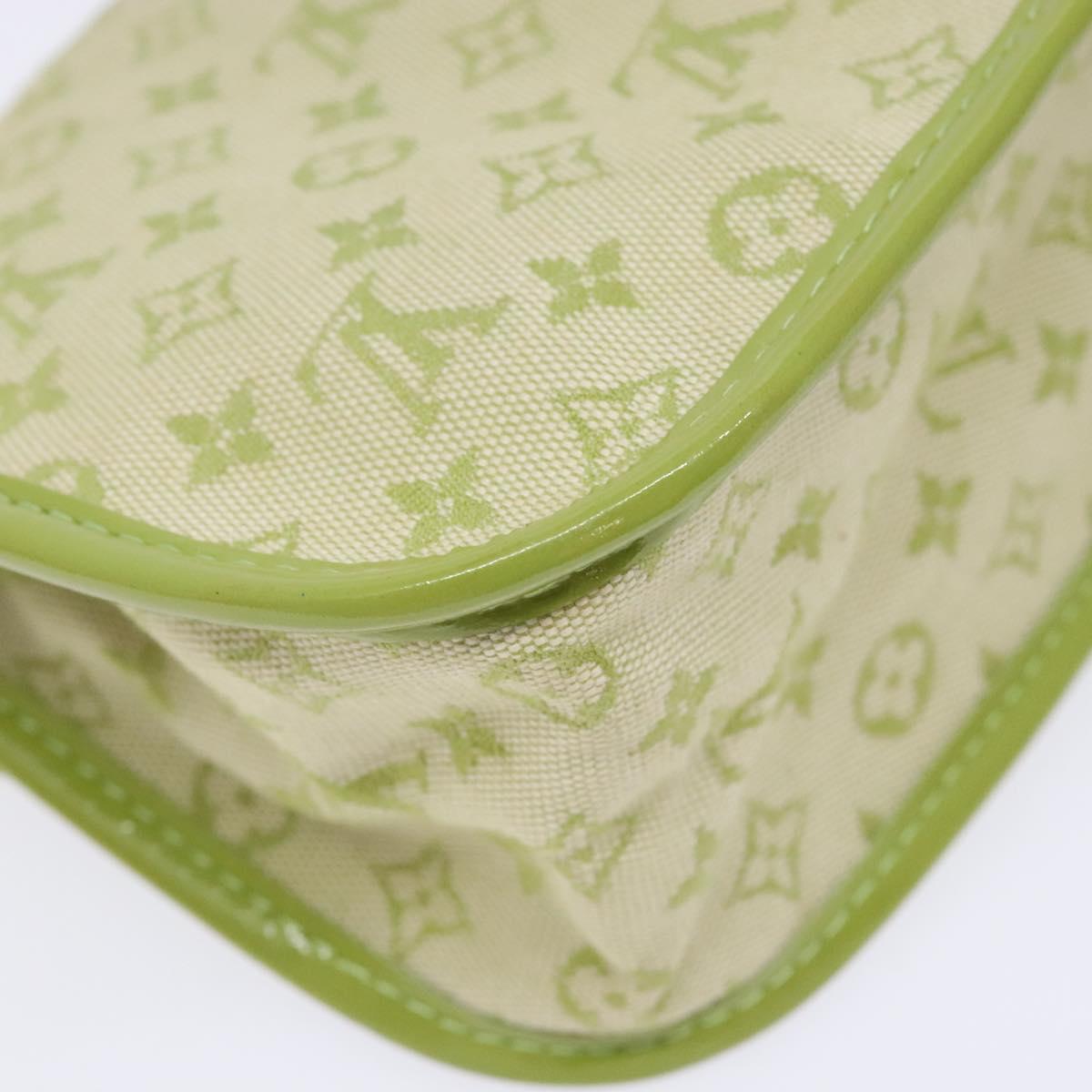LOUIS VUITTON Monogram Mini Trousse Marie Kate Pouch Green M92935 Auth 139984V