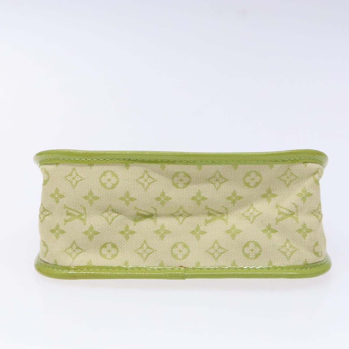 LOUIS VUITTON Monogram Mini Trousse Marie Kate Pouch Green M92935 Auth 139984V