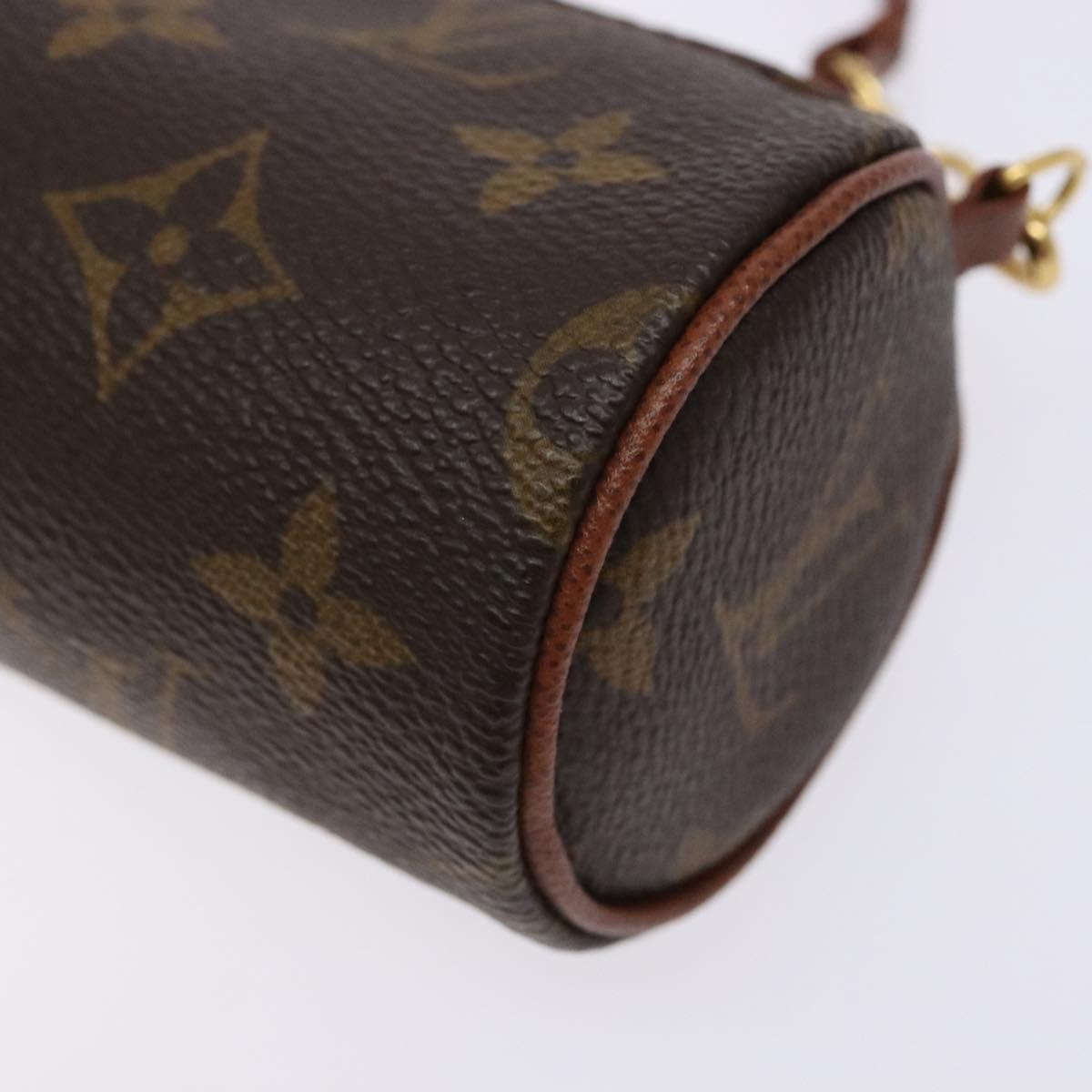 LOUIS VUITTON Monogram Papillon Pouch LV Auth 139992