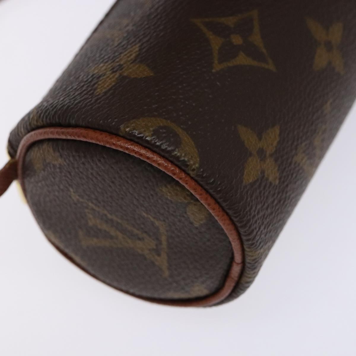 LOUIS VUITTON Monogram Papillon Pouch LV Auth 139992