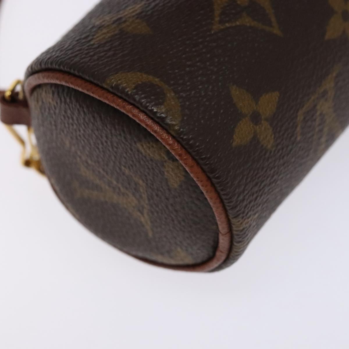 LOUIS VUITTON Monogram Papillon Pouch LV Auth 139992