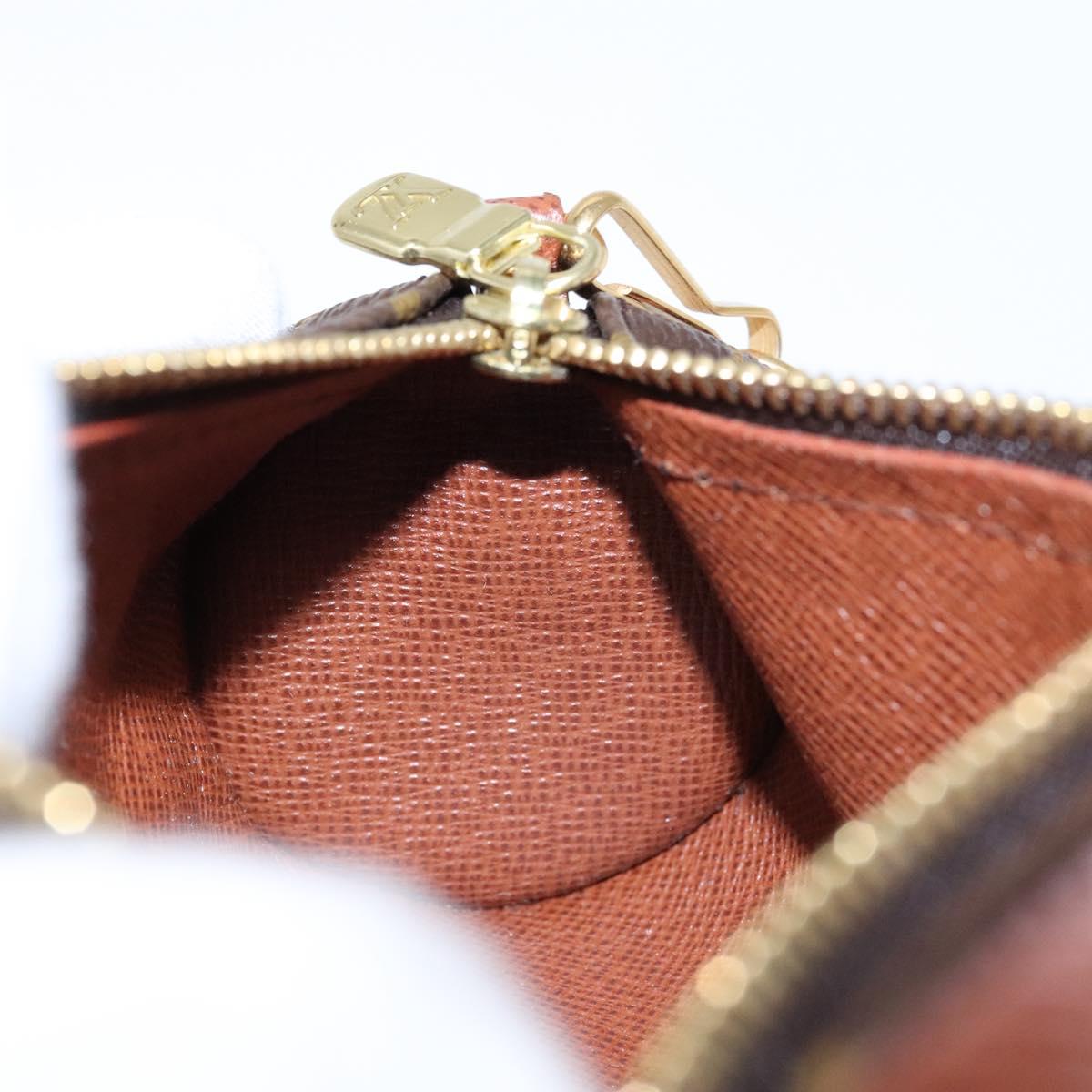 LOUIS VUITTON Monogram Papillon Pouch LV Auth 139992
