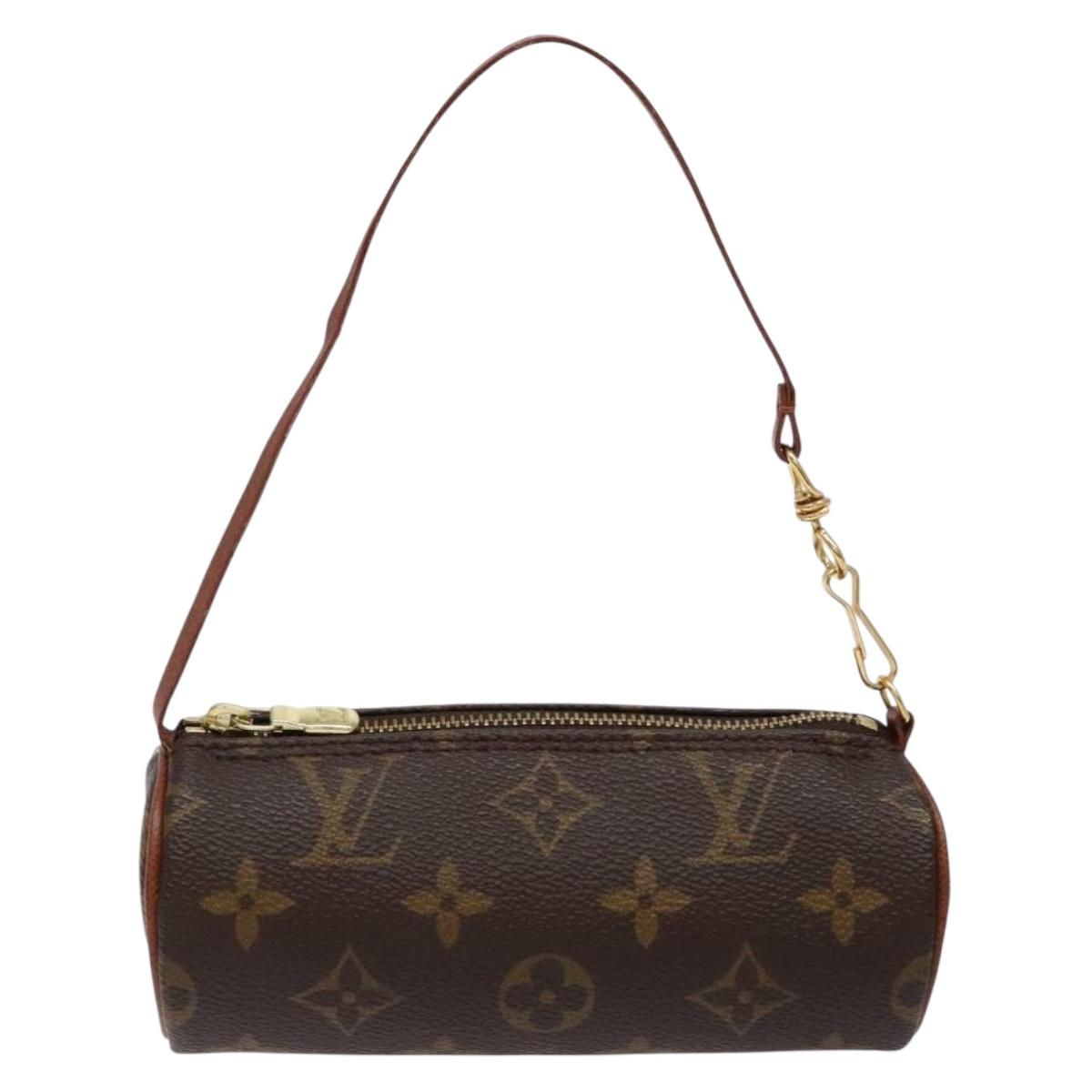LOUIS VUITTON Monogram Papillon Pouch LV Auth 139992