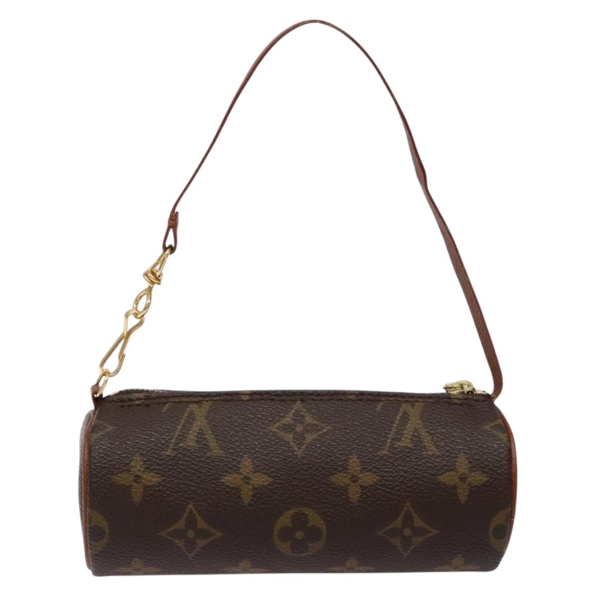 LOUIS VUITTON Monogram Papillon Pouch LV Auth 139992