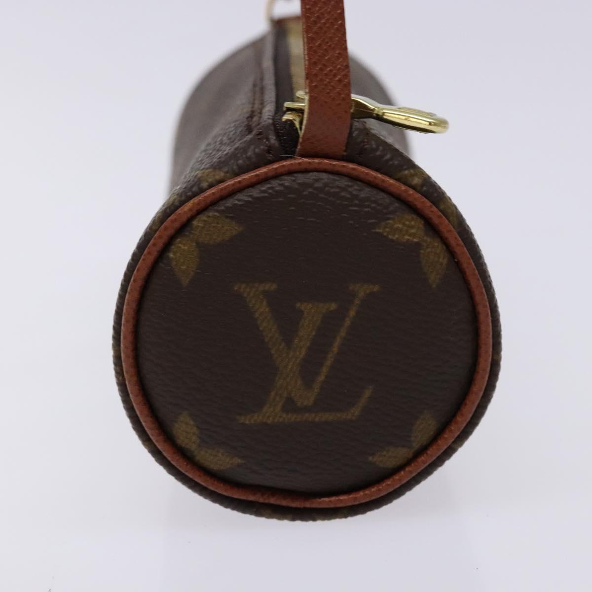 LOUIS VUITTON Monogram Papillon Pouch LV Auth 139992