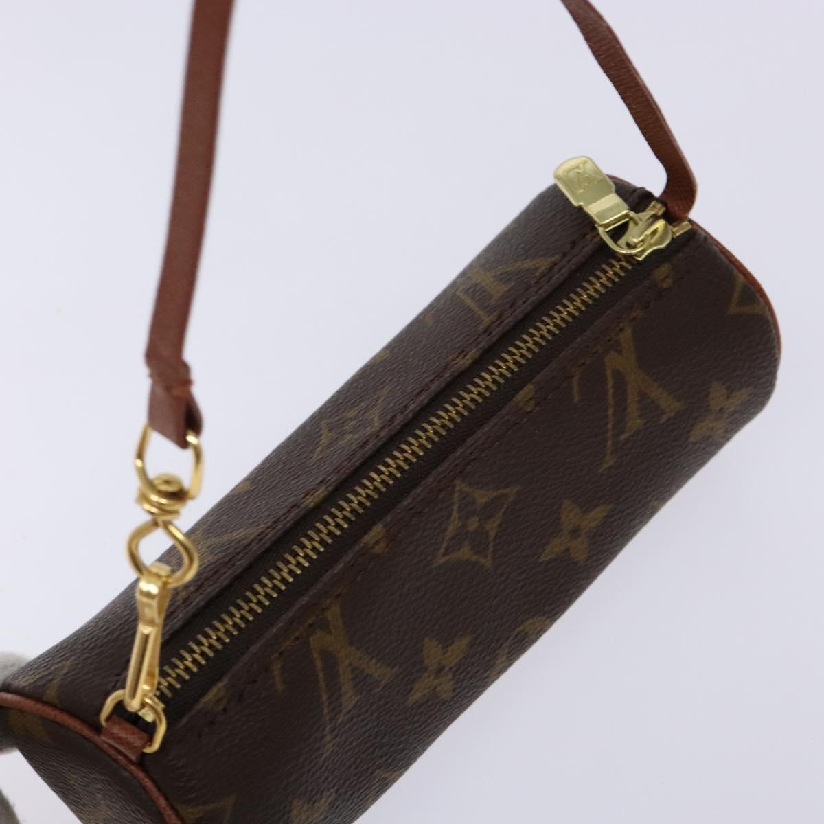 LOUIS VUITTON Monogram Papillon Pouch LV Auth 139992