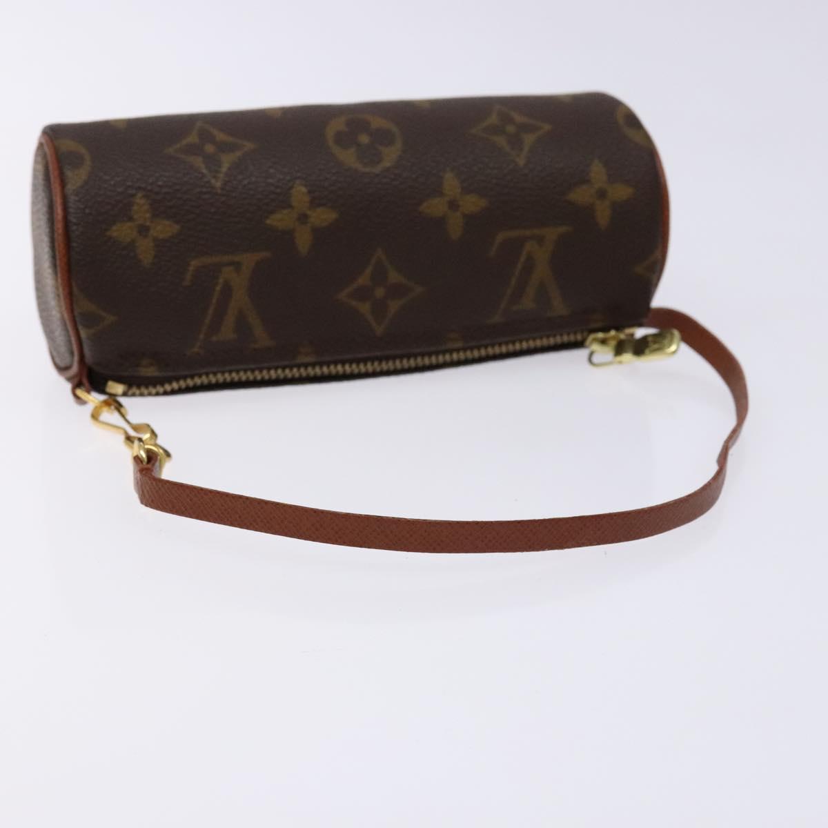 LOUIS VUITTON Monogram Papillon Pouch LV Auth 139992