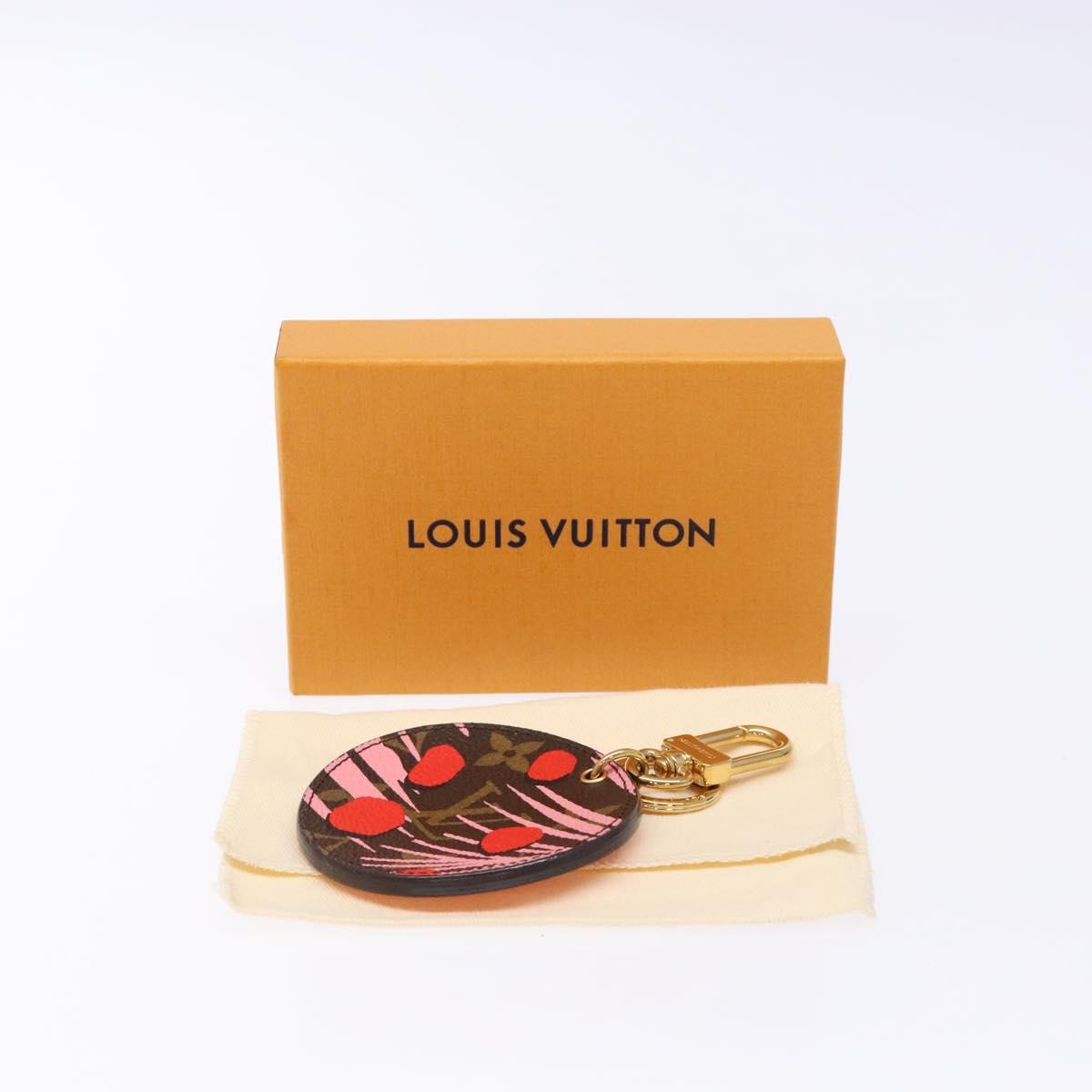 LOUIS VUITTON Monogram Porte Cles Jungle Dots Charm M42596 LV Auth 139997